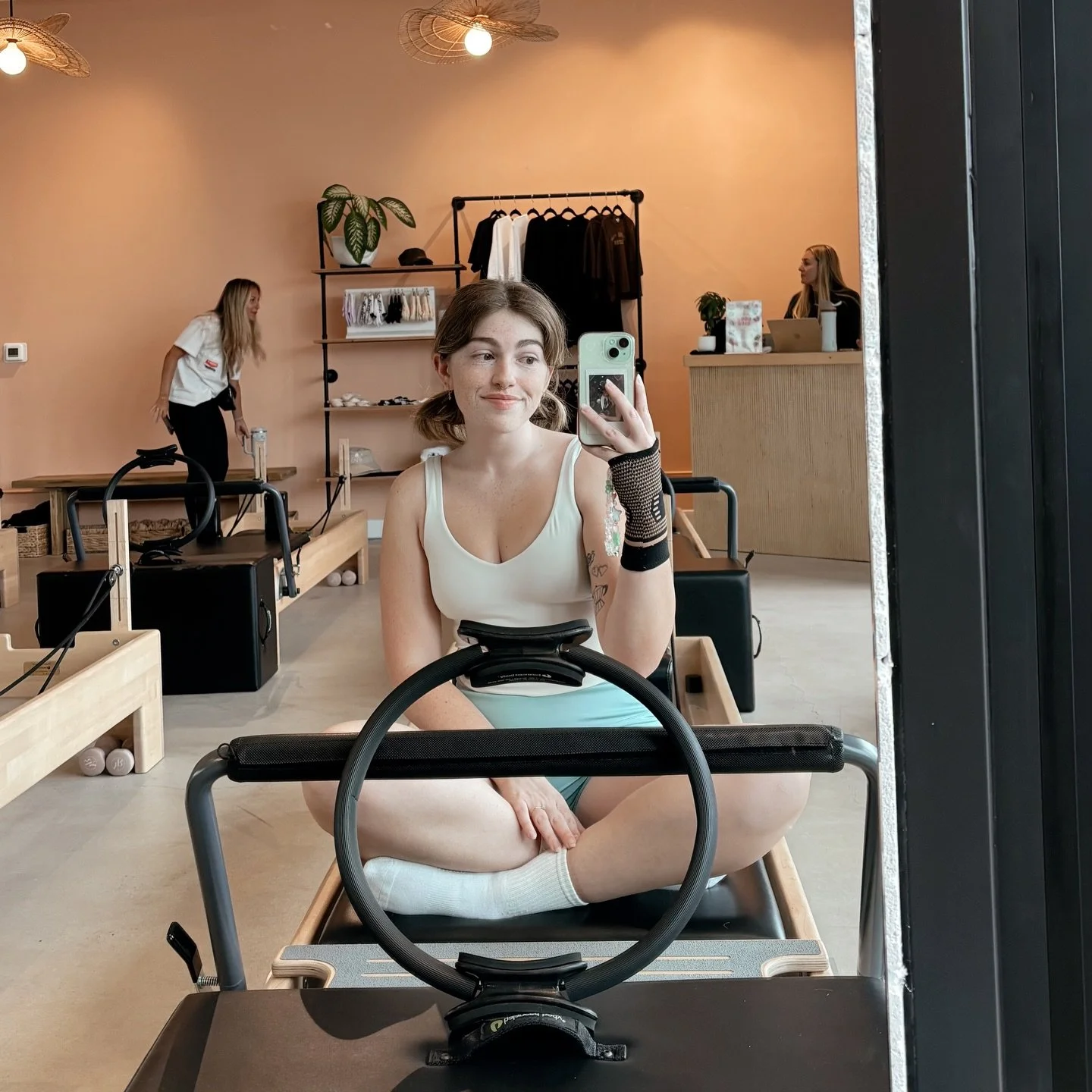 Choose your player: Reformer or Mat studio mirror selfies 📸