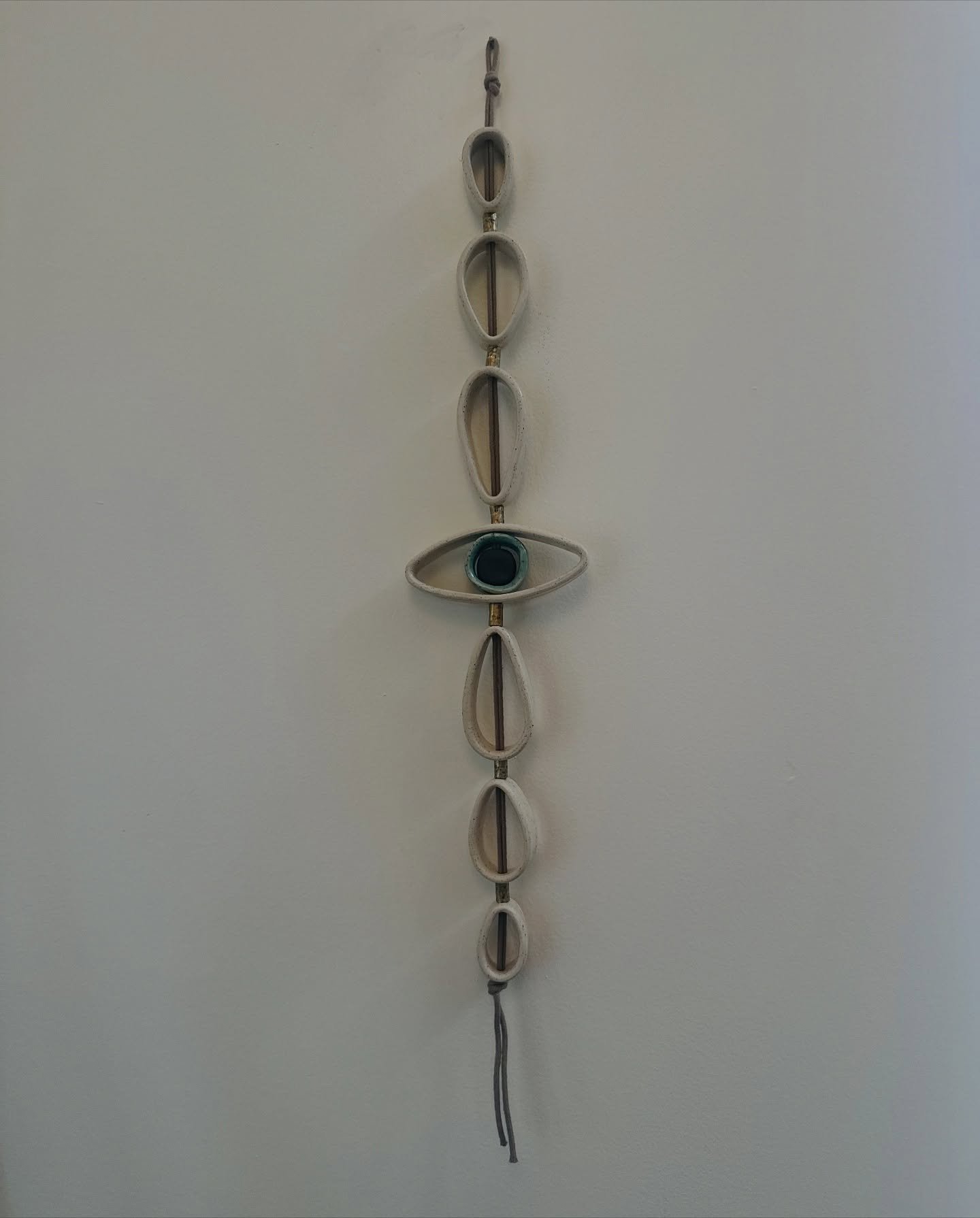 Fresh dangle sculpture thing thangs. 🧿 Evil eye addition to protect the nest! I&rsquo;ll have them as an offering next week at the event I&rsquo;ll be vending at in SF, and soon available via on here and my online store I&rsquo;ll be updating early 