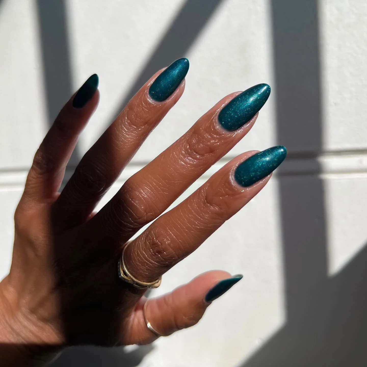 Feeling witchy in DANCING GREEN gel by @oliveandjune
