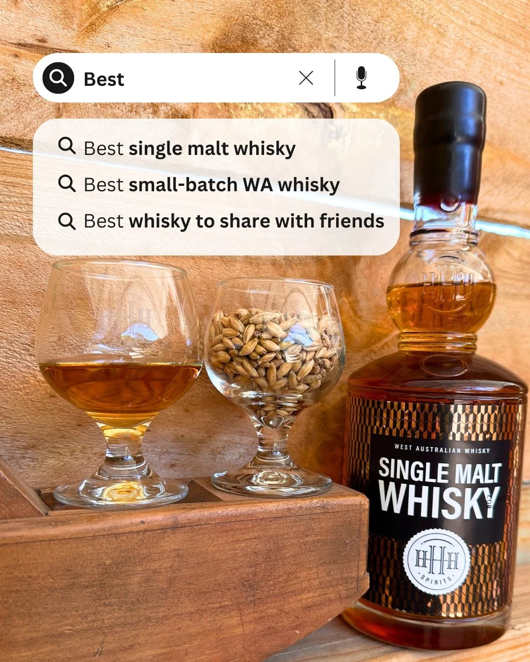 This amber beauty is the offspring of our award-winning Whisky Batch #1. 👑🥃

We only produced around 150 bottles of this single malt whisky and, while it&rsquo;s exceptional served straight up, it makes an insane Old Fashioned. If you don&rsquo;t b