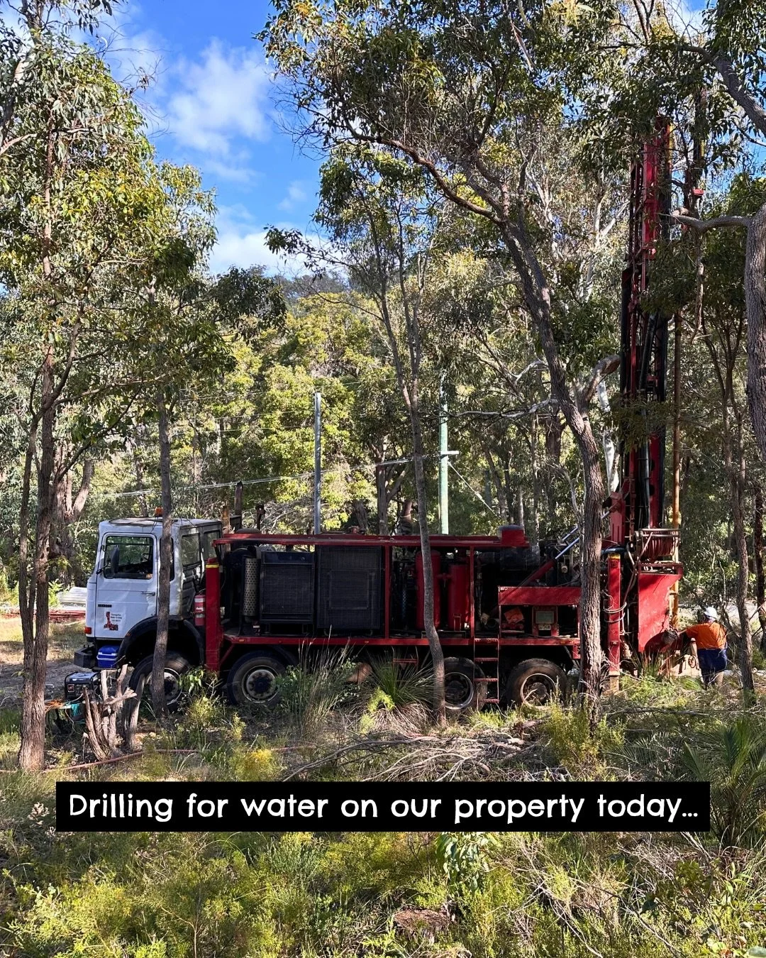 From drilling dust to a fresh water rush! 💧 

Big moment on the hill today - this was our water discovery. We&rsquo;ve been busy working behind the scenes to make our spirits as authentically &lsquo;Hill&rsquo;s a they can be - including sourcing wa