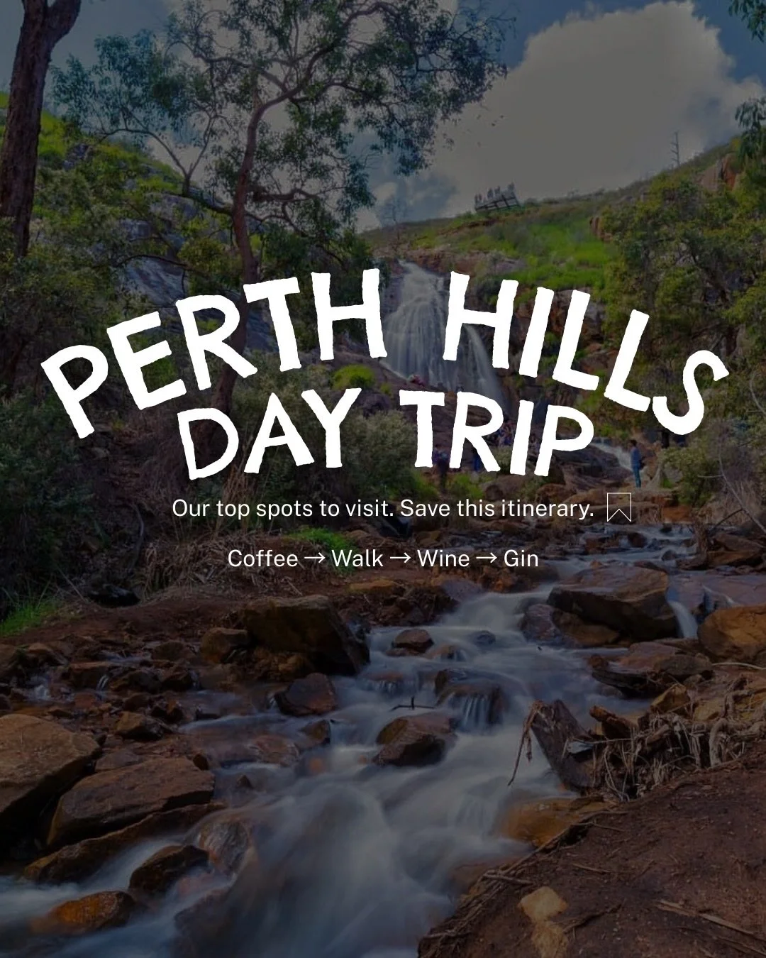 Planning a Perth Hills day trip?

Here&rsquo;s a simple itinerary to get a taste of the amazing spots hidden in the Hills:
Coffee &rarr; Walk &rarr; Wine &rarr; Gin

There are - obviously - SO many fantastic spots to discover but we  couldnt list the