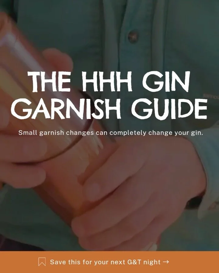 The garnish you choose can completely change your gin.

Save this guide for your next G&amp;T night.

Here are a few combinations that work beautifully. Save this post for your next G&amp;T at home. 

#gin #perthlocal #foodie #perthbar #perthfoodie