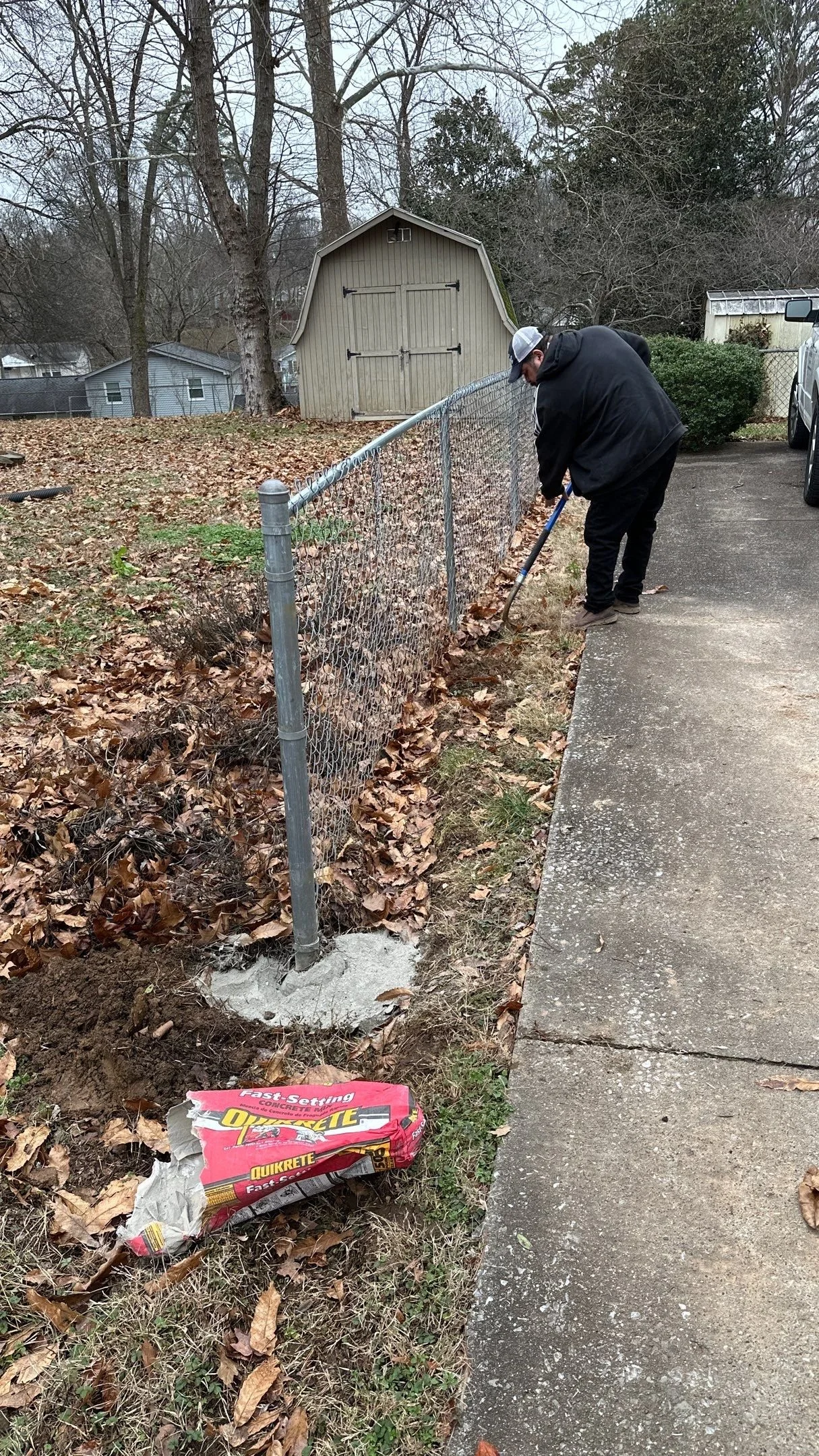 Loose metal fence post in Nashville repaired by Modern Handymen