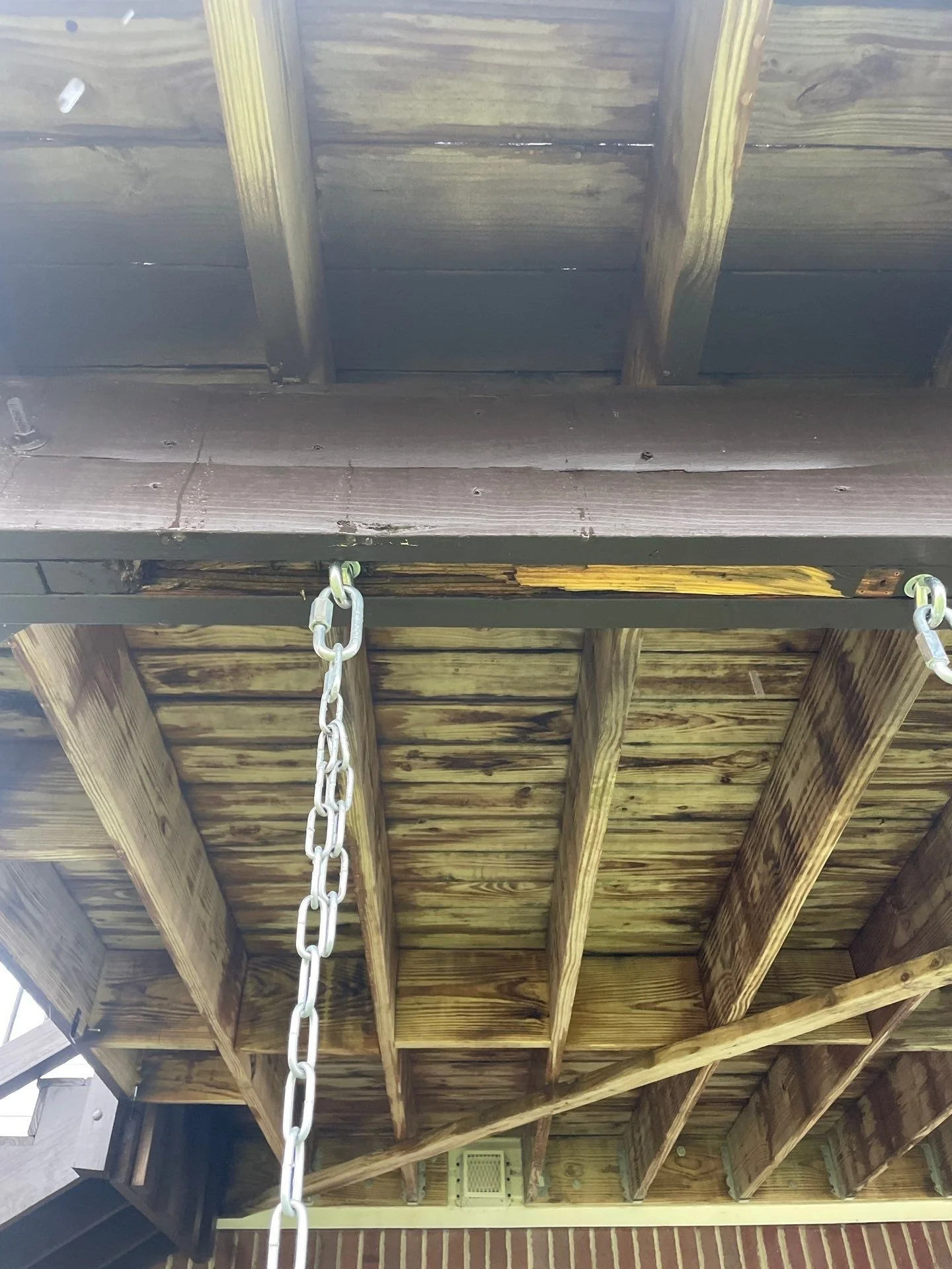 Rotten deck board in Nashville, TN replaced by Modern Handymen & Remodel 