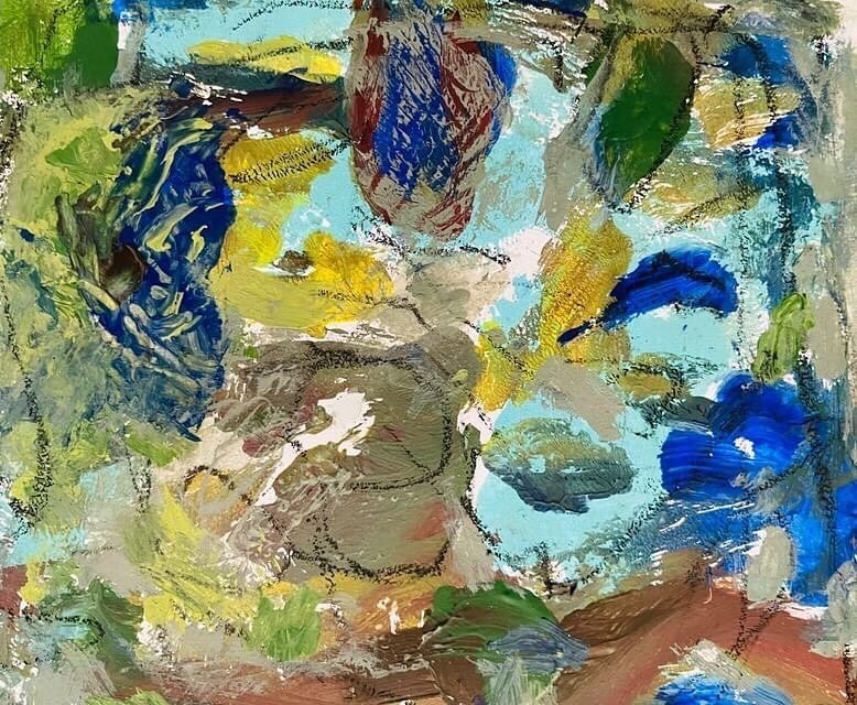 Rock Pools, Oil 50x50cm