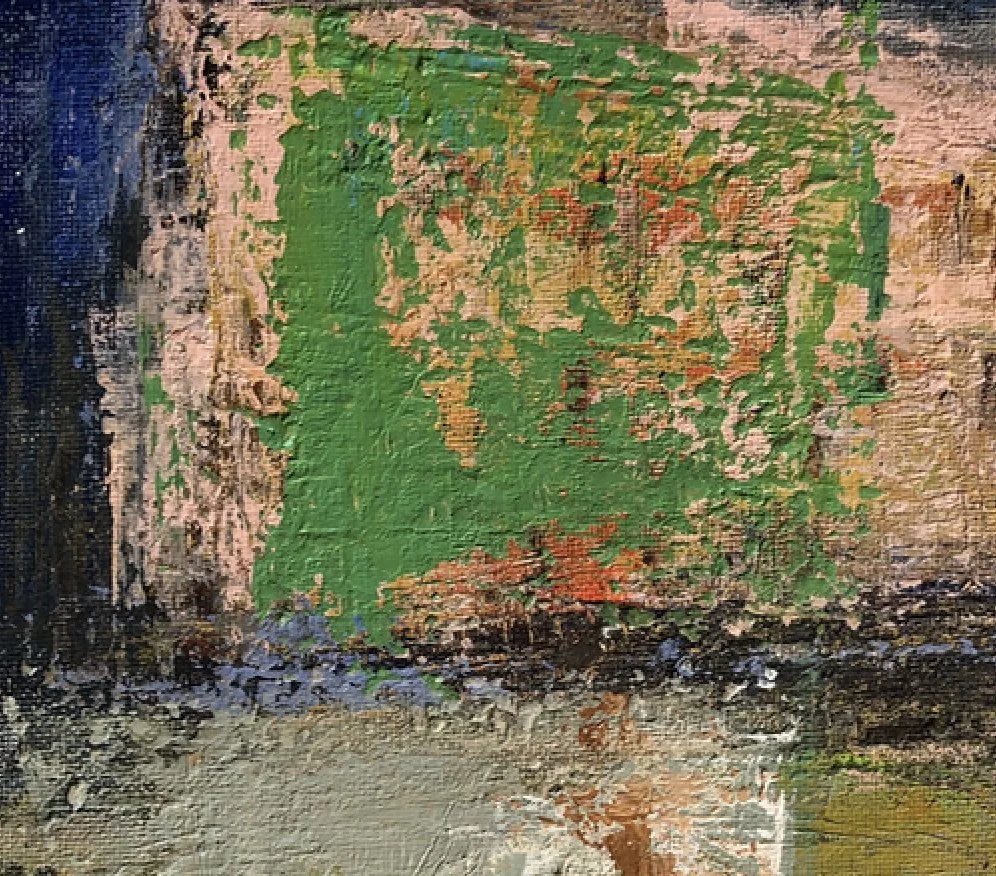 Patch of Green, oil 25.4x25.4