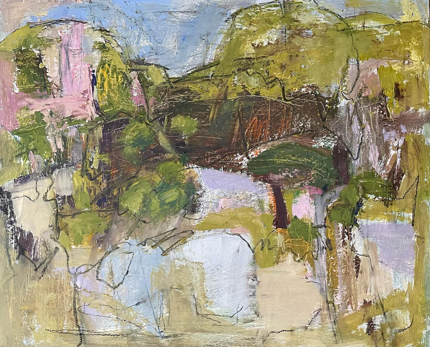River Falls, Mixed Media