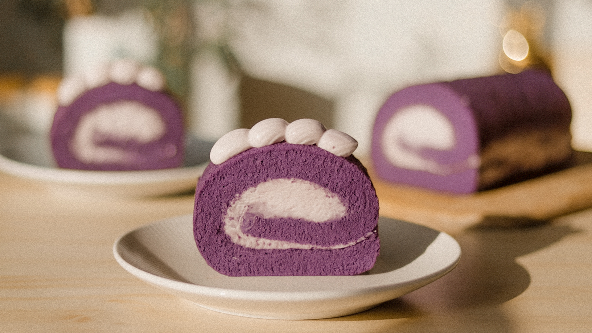 Ube Cake Roll