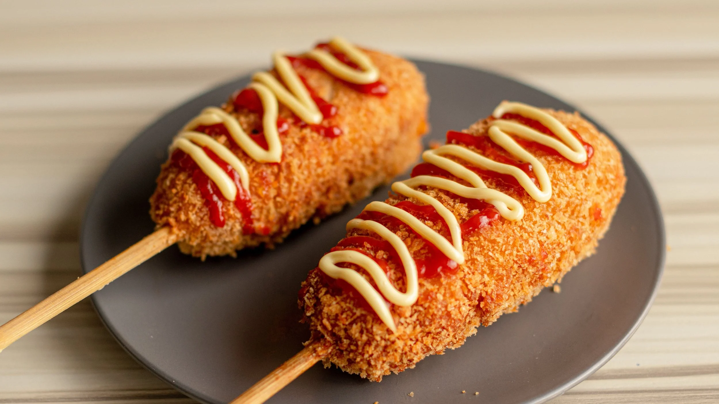 Korean Cheese Corn Dog — Lilac Diaries