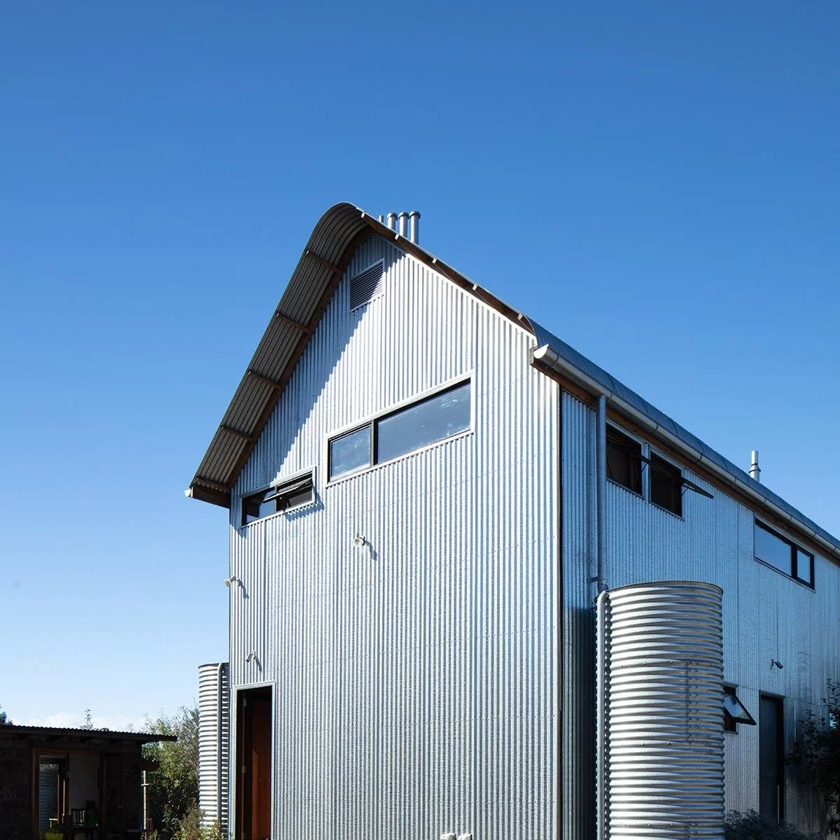 INSPO I we love contemporary sustainable architecture... and Recyclable House is right up there!

At first glance, it&rsquo;s all rural shed vernacular, galvanised steel, simple form, unapologetically Australian. But step inside and it reveals a care