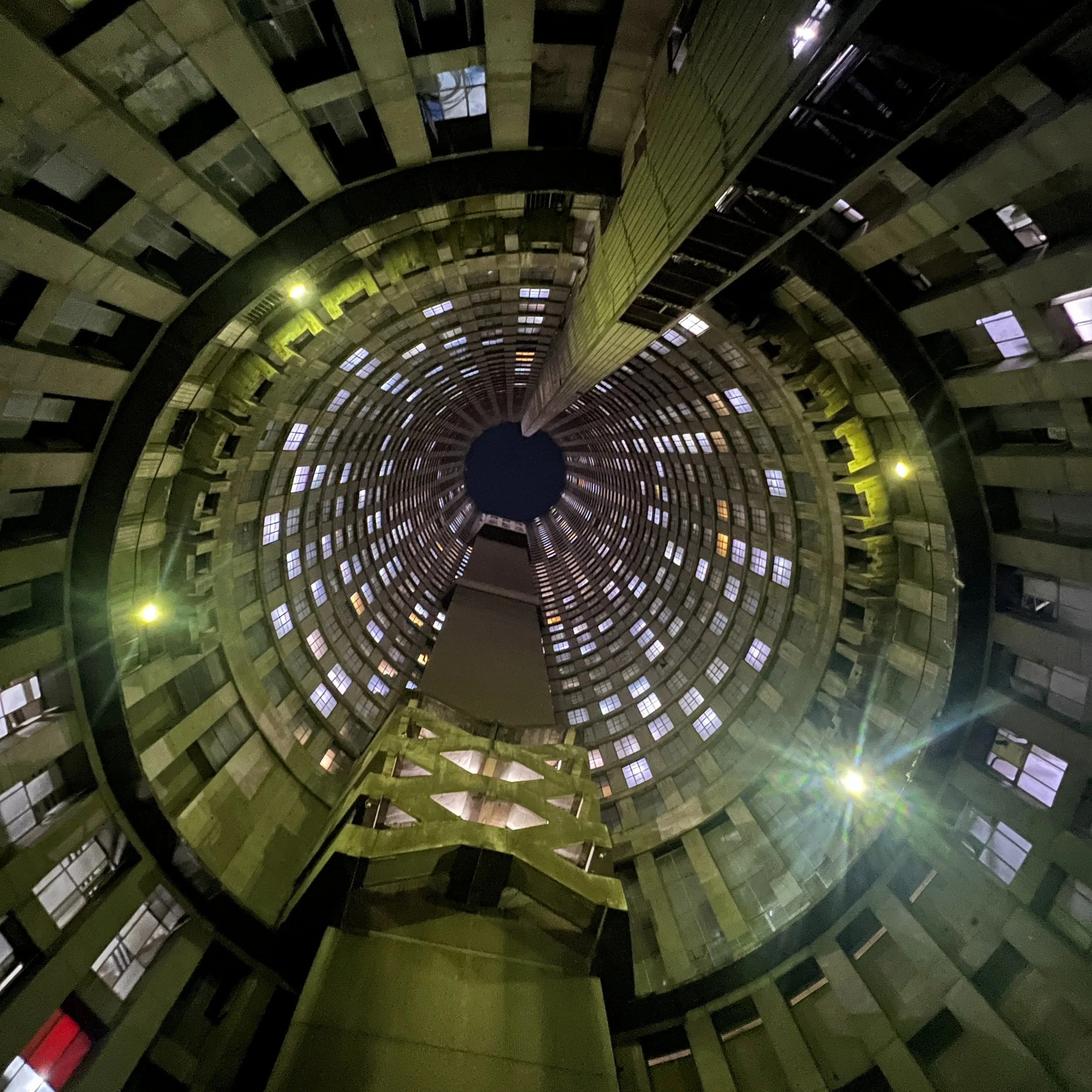 R E S I D E N T I A L

We were lucky enough to visit Ponte City during our recent trip to Johannesburg. Ponte City is a 54 storey cylindrical residential skyscraper in Johannesburg, South Africa, known for its brutalist architecture, open hollow core