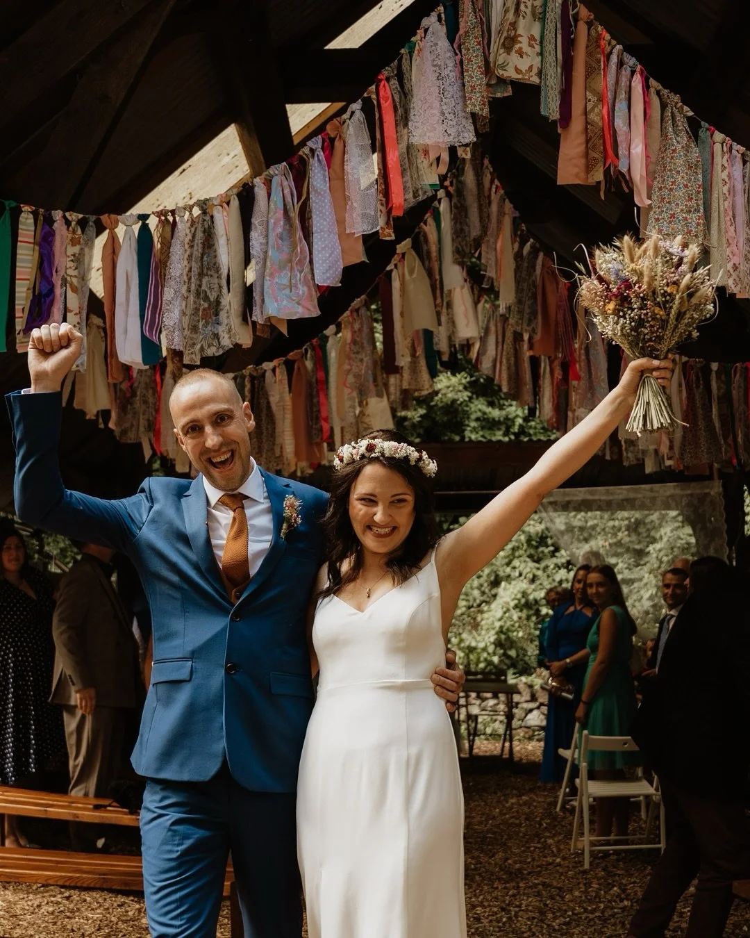 The most magical little woodland wedding for Elisa, Stewart &amp; most importantly, Tallulah ❤️
