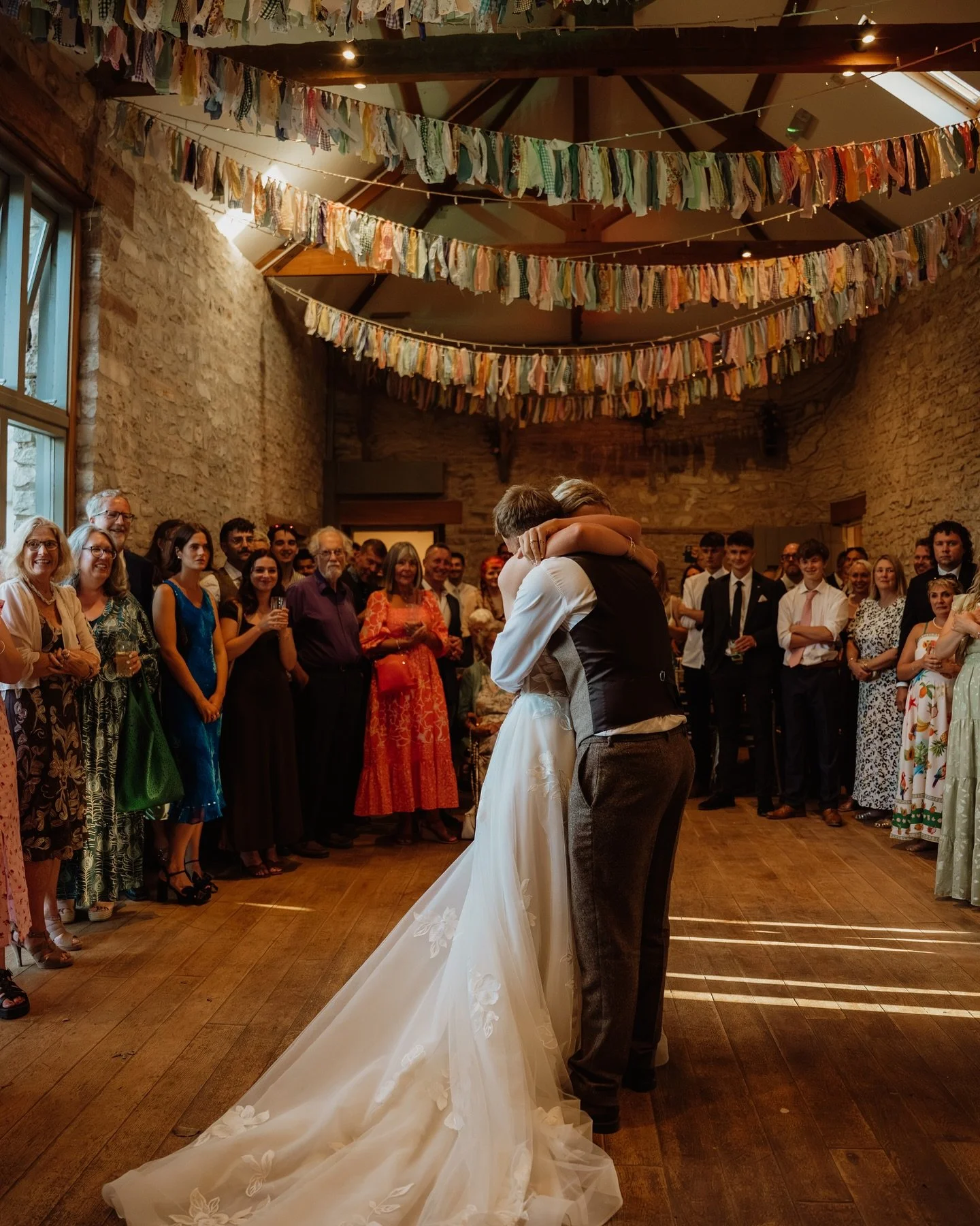 I&rsquo;m so excited to deliver Josh &amp; Ella&rsquo;s wedding at @follyfarmcentre this morning! Despite and grey and rainy morning, the sun won the battle in the end, and we managed to get all the photos sorted in some glorious evening light! Such 