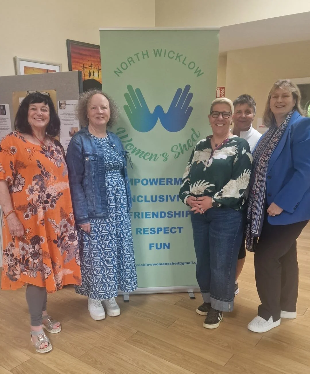 Presented to North Wicklow Women’s Shed