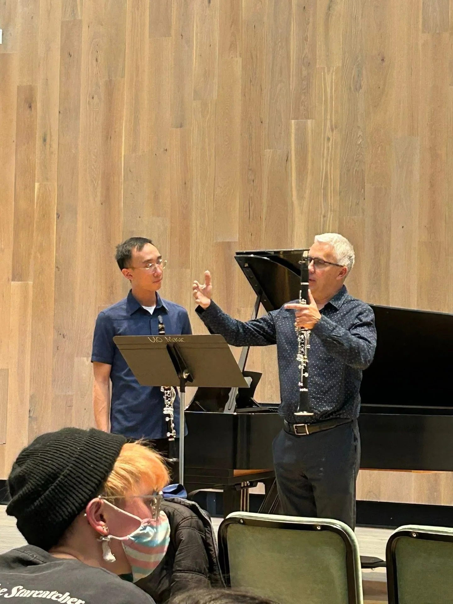 Catching up on posts&hellip; feeling extremely grateful to have learnt so much from some amazing musicians these past 10 weeks:

Masterclass with Garrick Zoeter, professor of clarinet at Shenandoah Conservatory,
Masterclass with Lawrie Bloom, former 