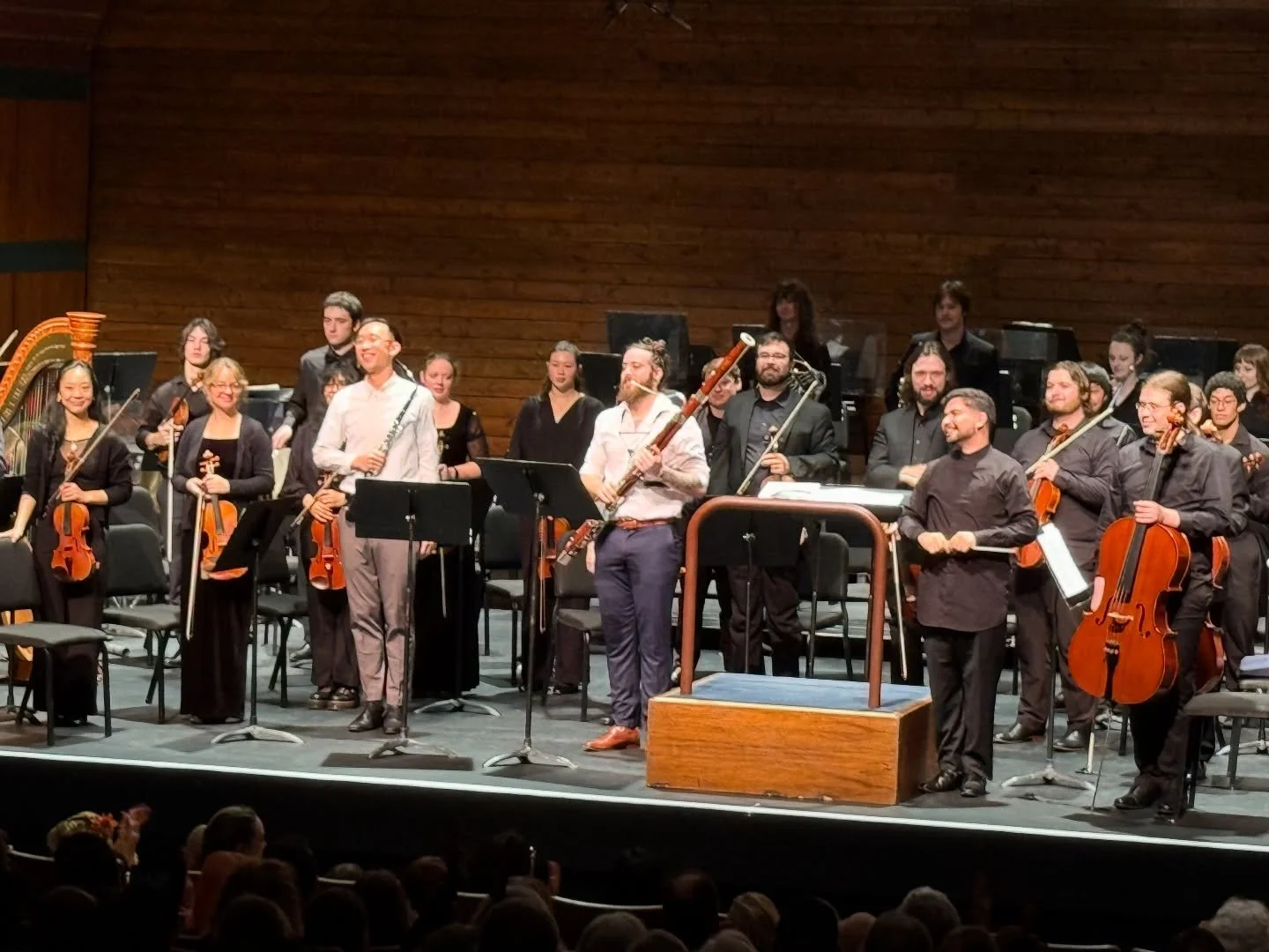 While we&rsquo;re still in the spirit of thanksgiving- I&rsquo;m so grateful to have performed with my best buddy and bassoon extraordinaire @bronsony at the Hult Center. What started off as a light joke in 2022 became a reality 2 years later, and we