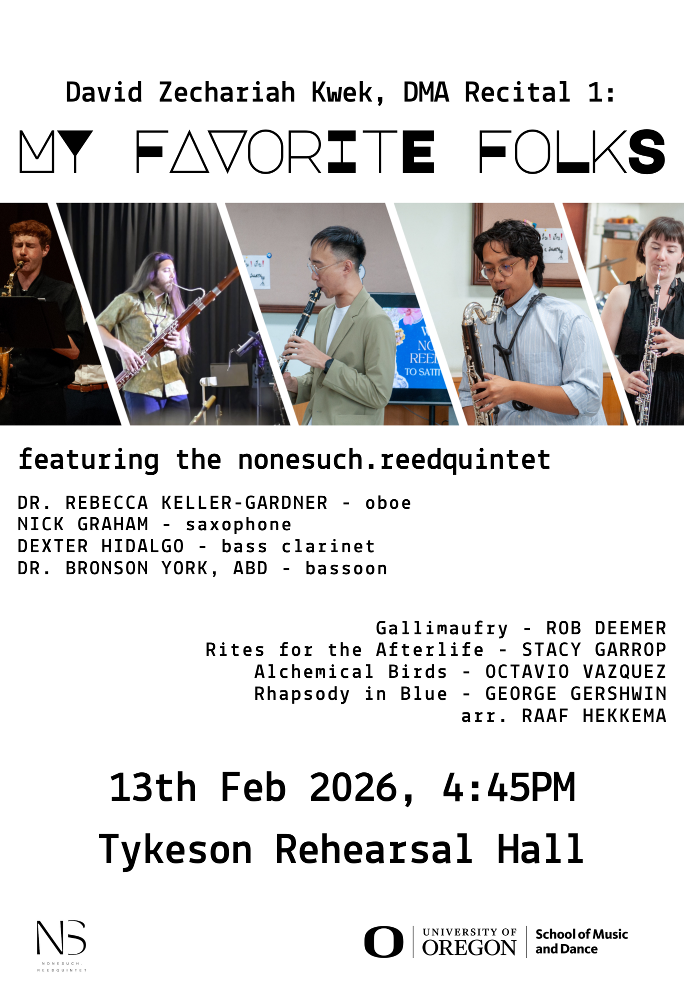 Recital: My Favourite Folks