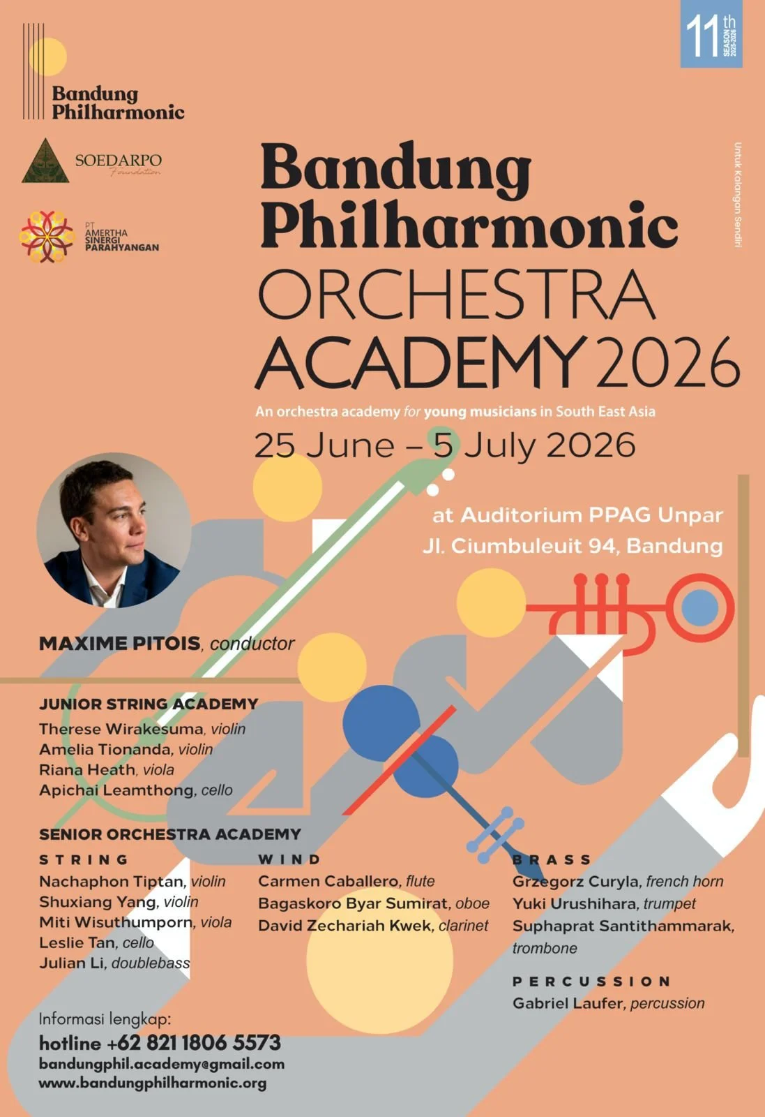 Bandung Philharmonic Orchestra Academy 2026