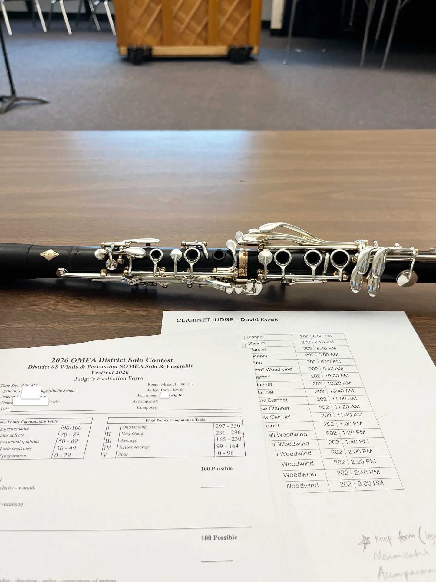 Judging the SOMEA District 8 Solo and Ensemble Festival today in Ashland. I love this opportunity to listen to and work with students in Southern Oregon region. To the candidates- have fun!!!