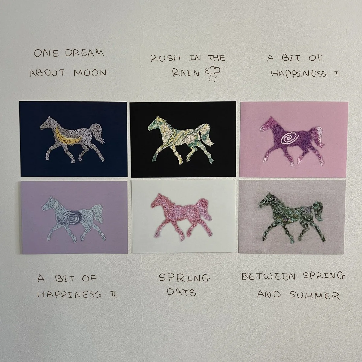 One Hundred Horses 「100只马」by Ree - Fine Art Print