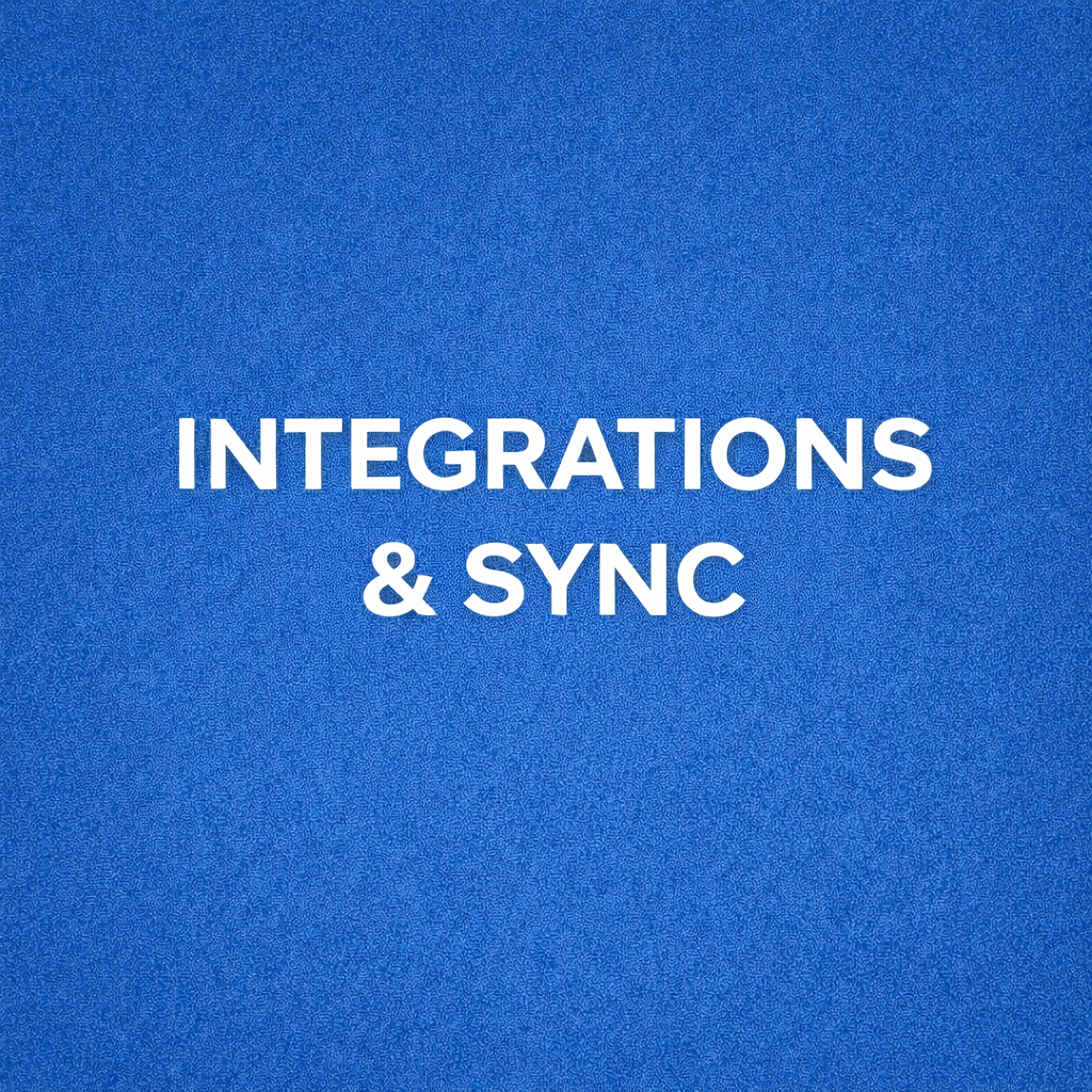 Integrations &amp; Sync