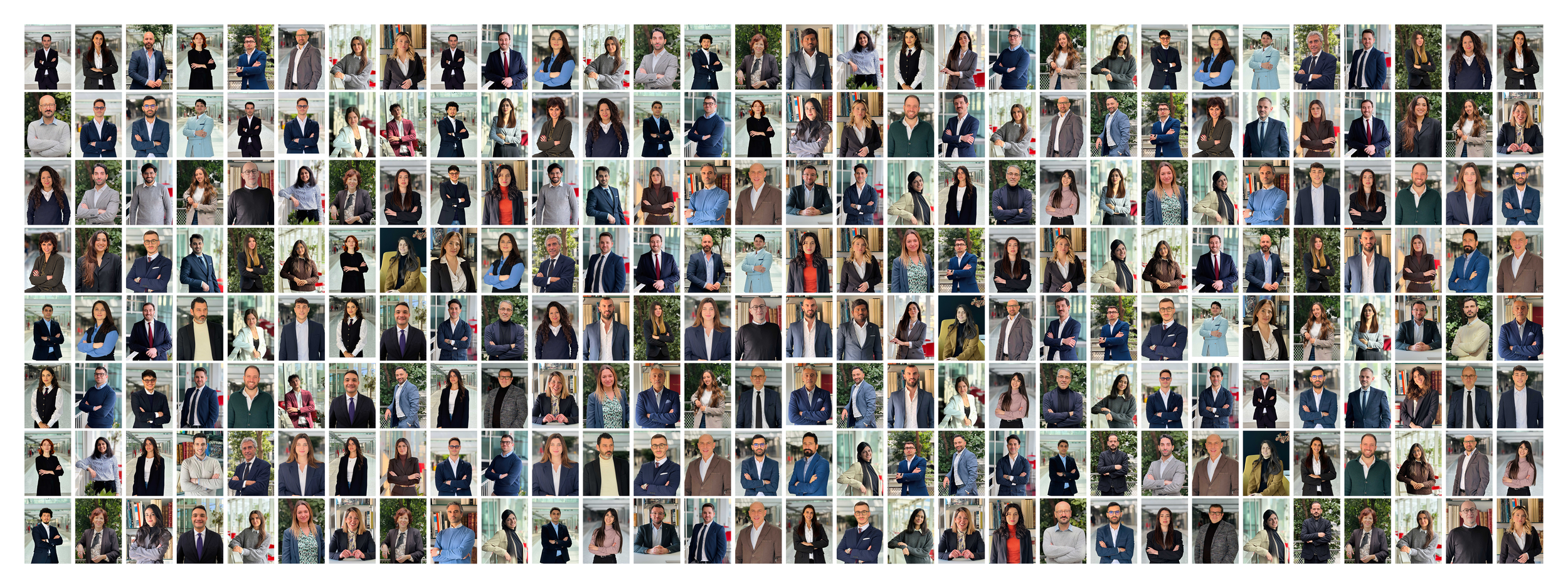 A mosaic of portraits from Interprogetti’s history
