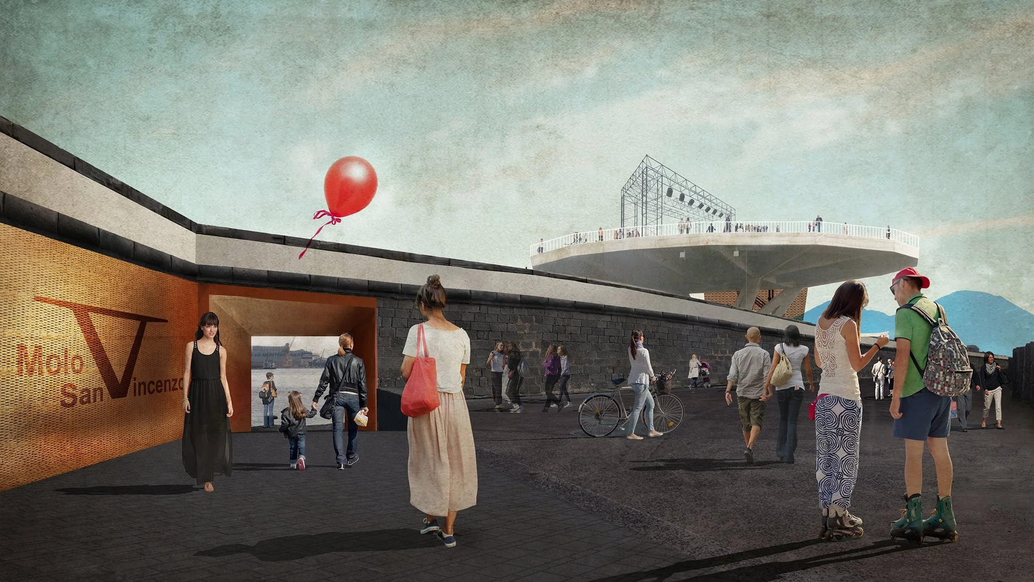 Molo San Vincenzo - ingresso