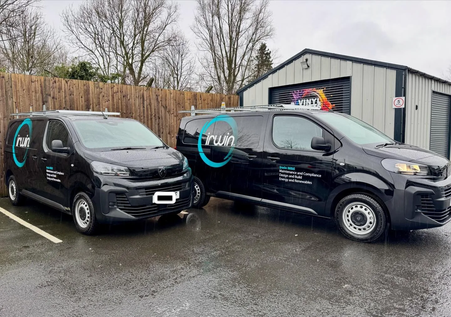 Fresh fleet upgrade complete ✅
Custom decals installed on this Irwin M&amp;E van &mdash; clean, bold, and ready to advertise on the move.

Your vehicle can be your best billboard. Let&rsquo;s get yours branded.

#vehiclegraphics #fleetbranding #vande
