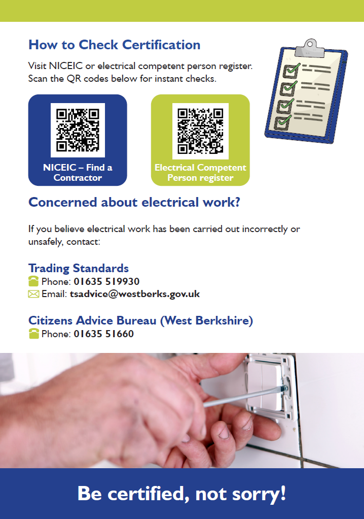 Certified Not Sorry: Stay Safe with Registered Electricians