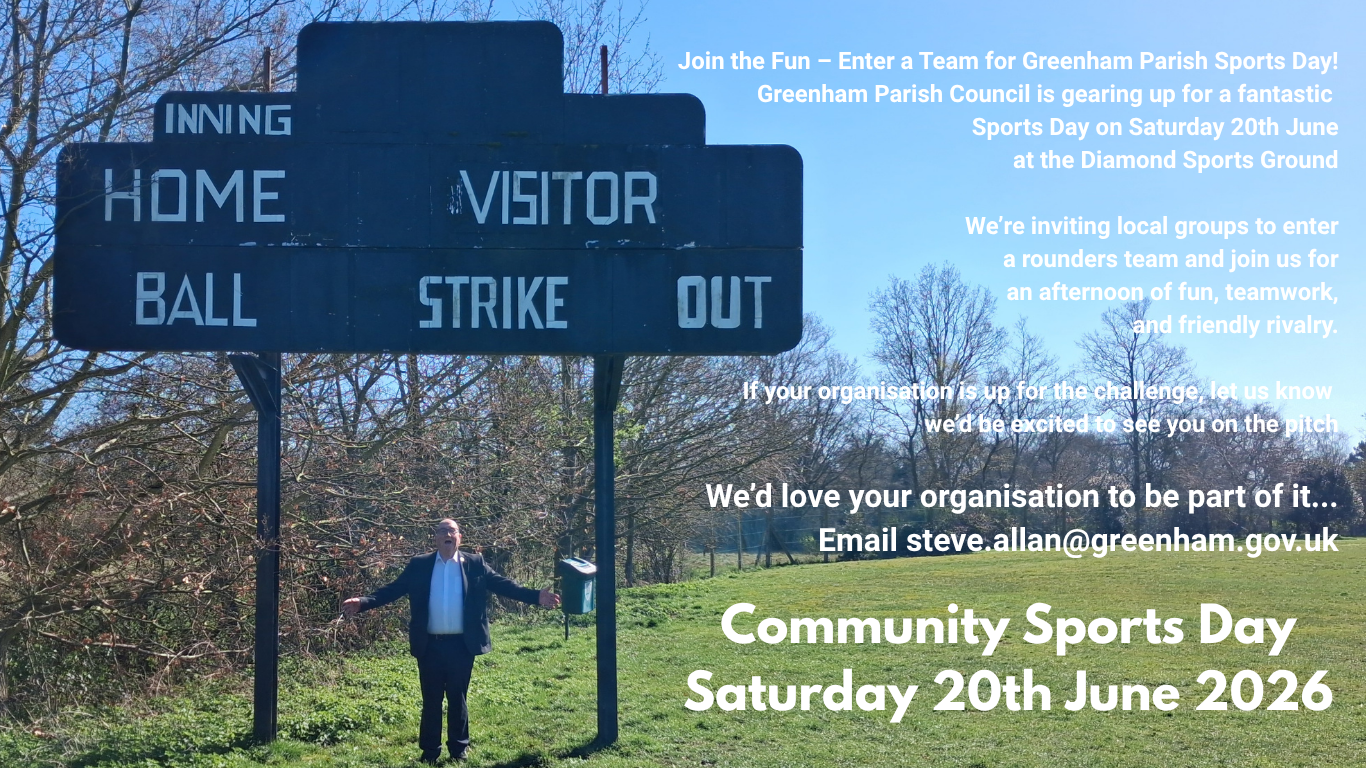 Community Sports Day Saturday 20th June 2026