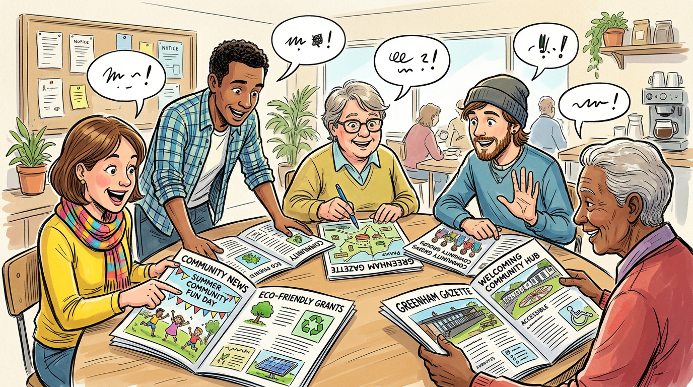 Greenham Parish Council’s Newsletter Landing Through Your Letter Box This Week