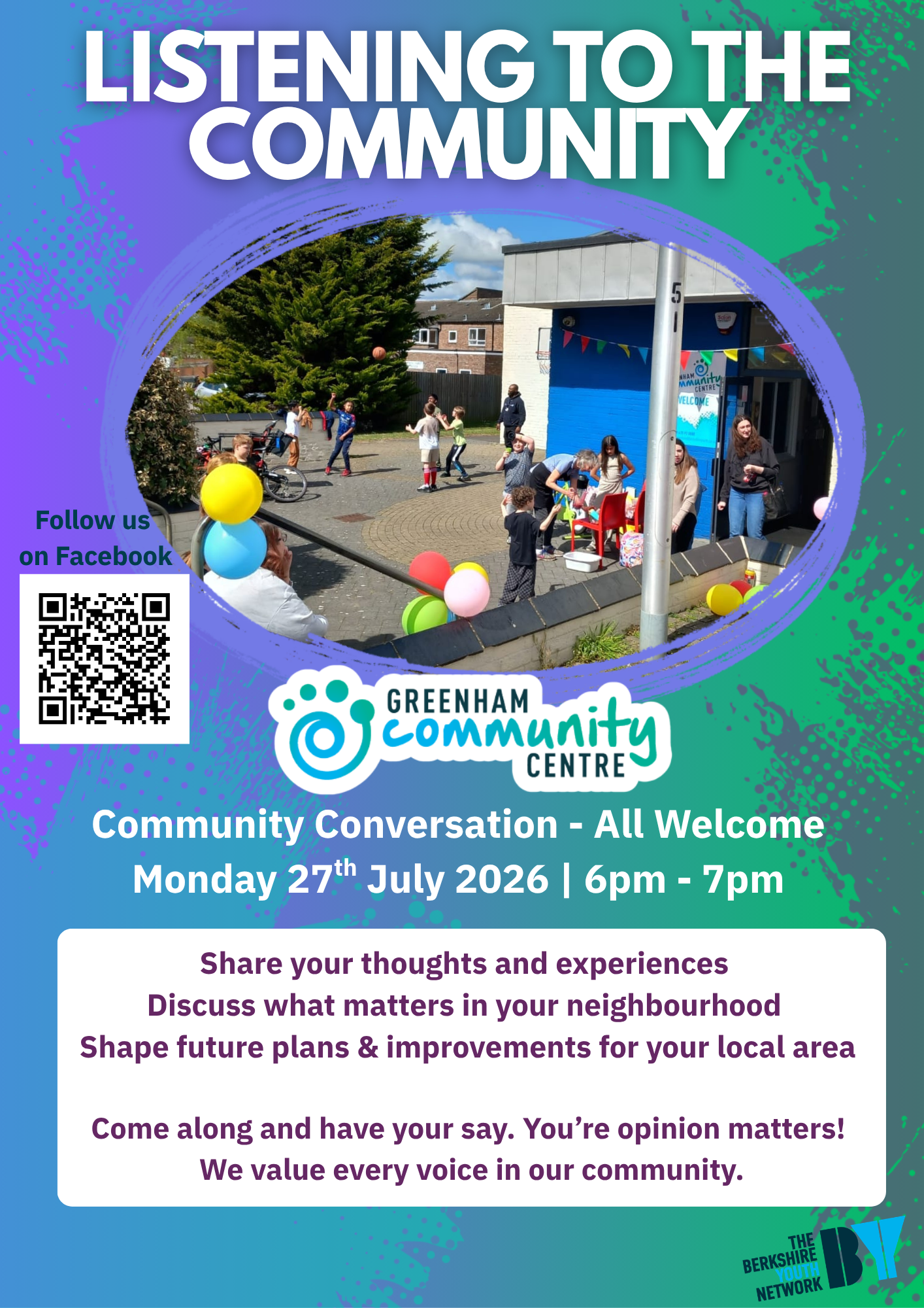 Greenham Community Conversation – Have Your Say!