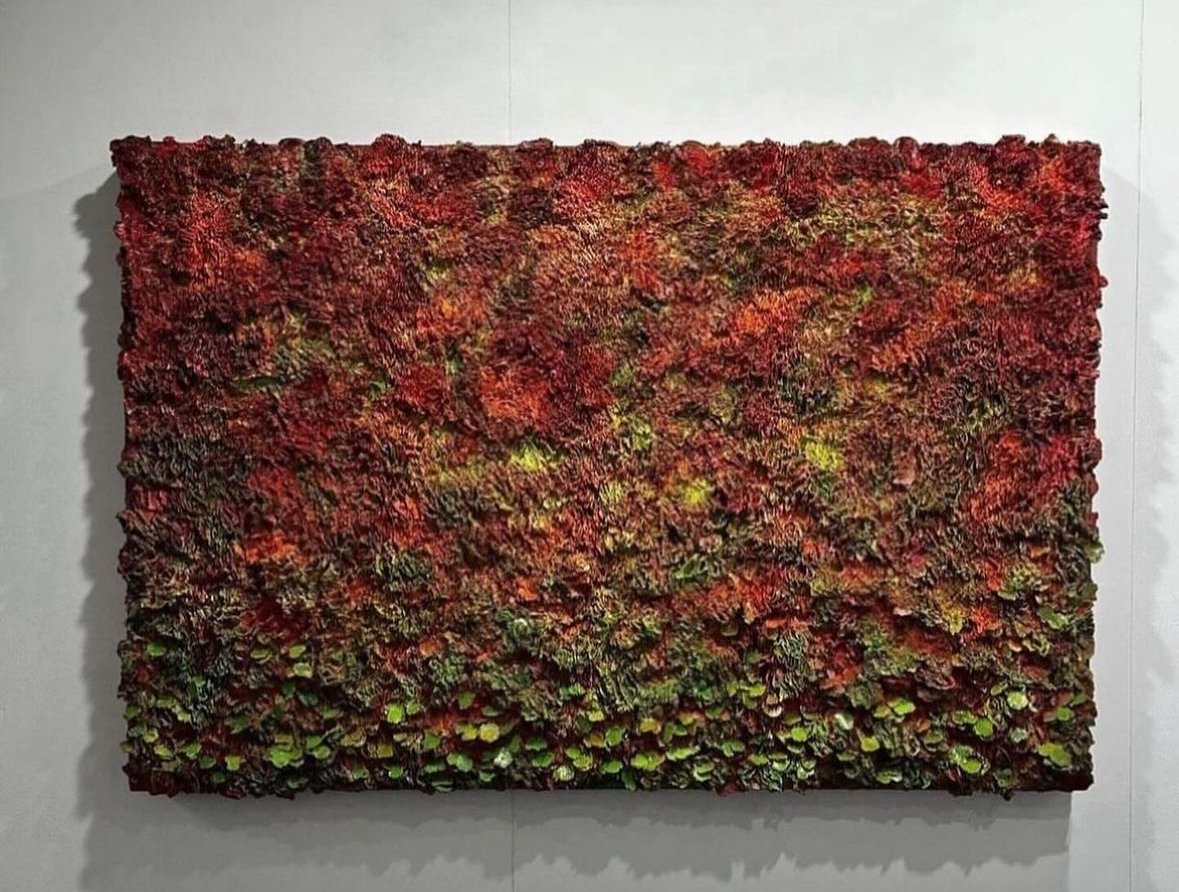 “Volcano”
Pigmented Resin
100 x 150 cm
Signed