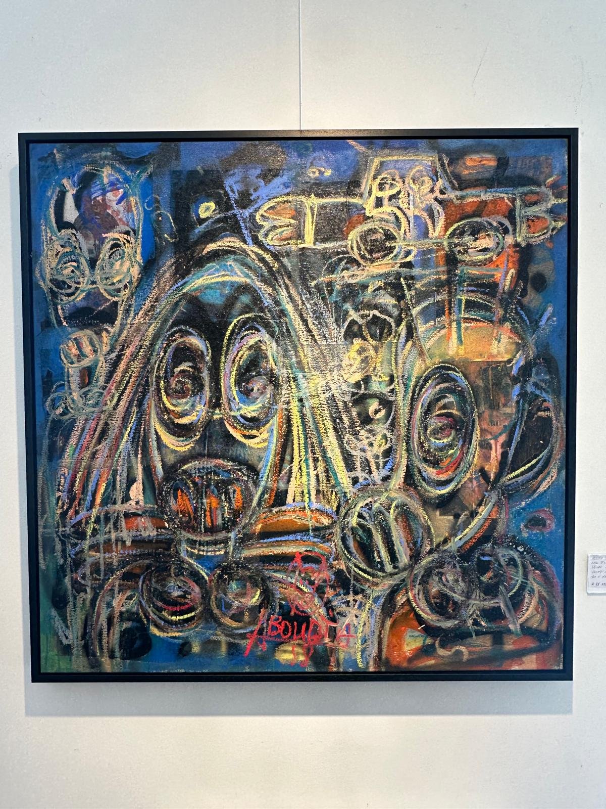 Untitled
Mixed Media, Acrylic and oil pencils
100× 100 cm
