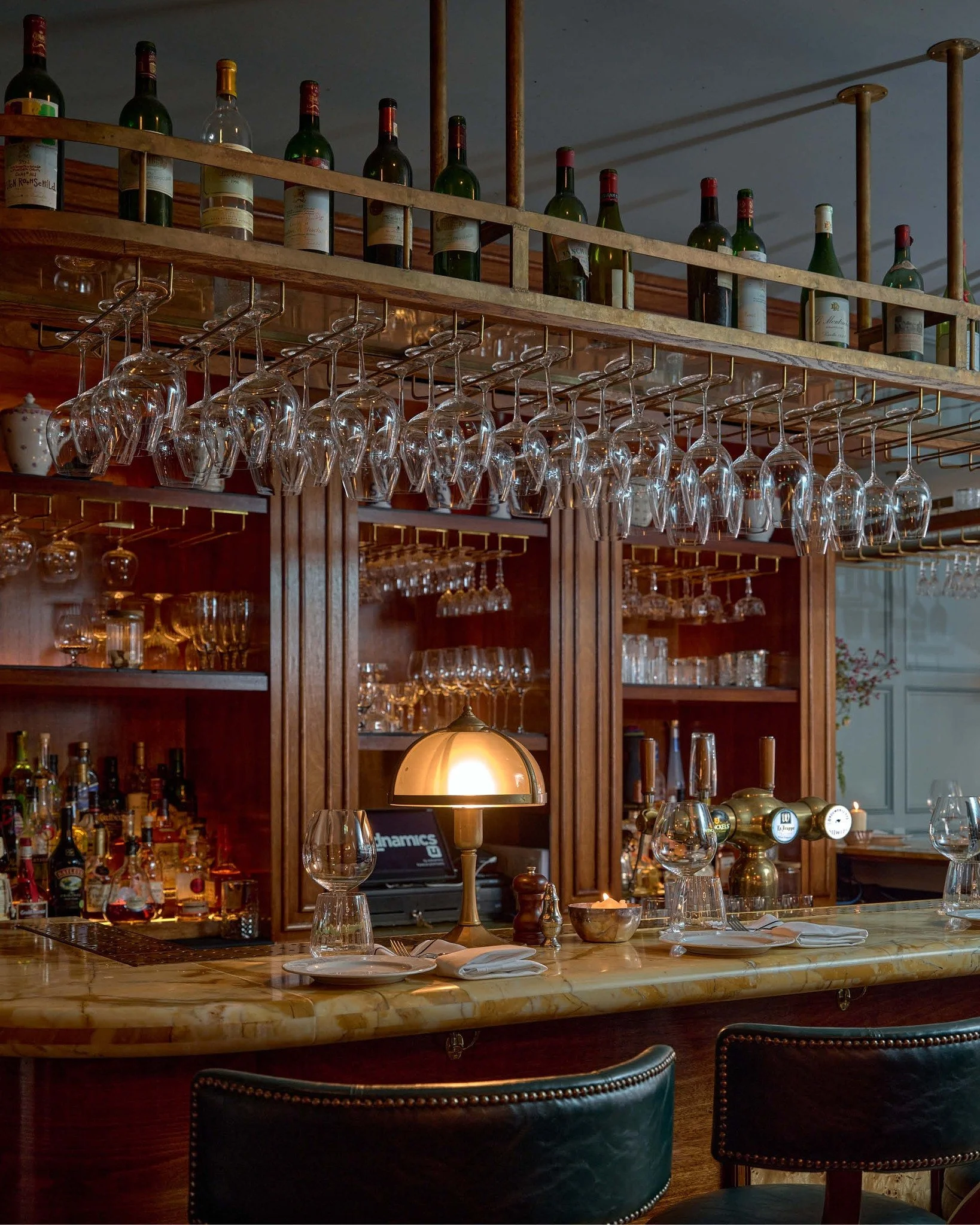 Your new favourite spot at the farmhouse bar. Settle into a high chair and let us pour you something from the cellar.