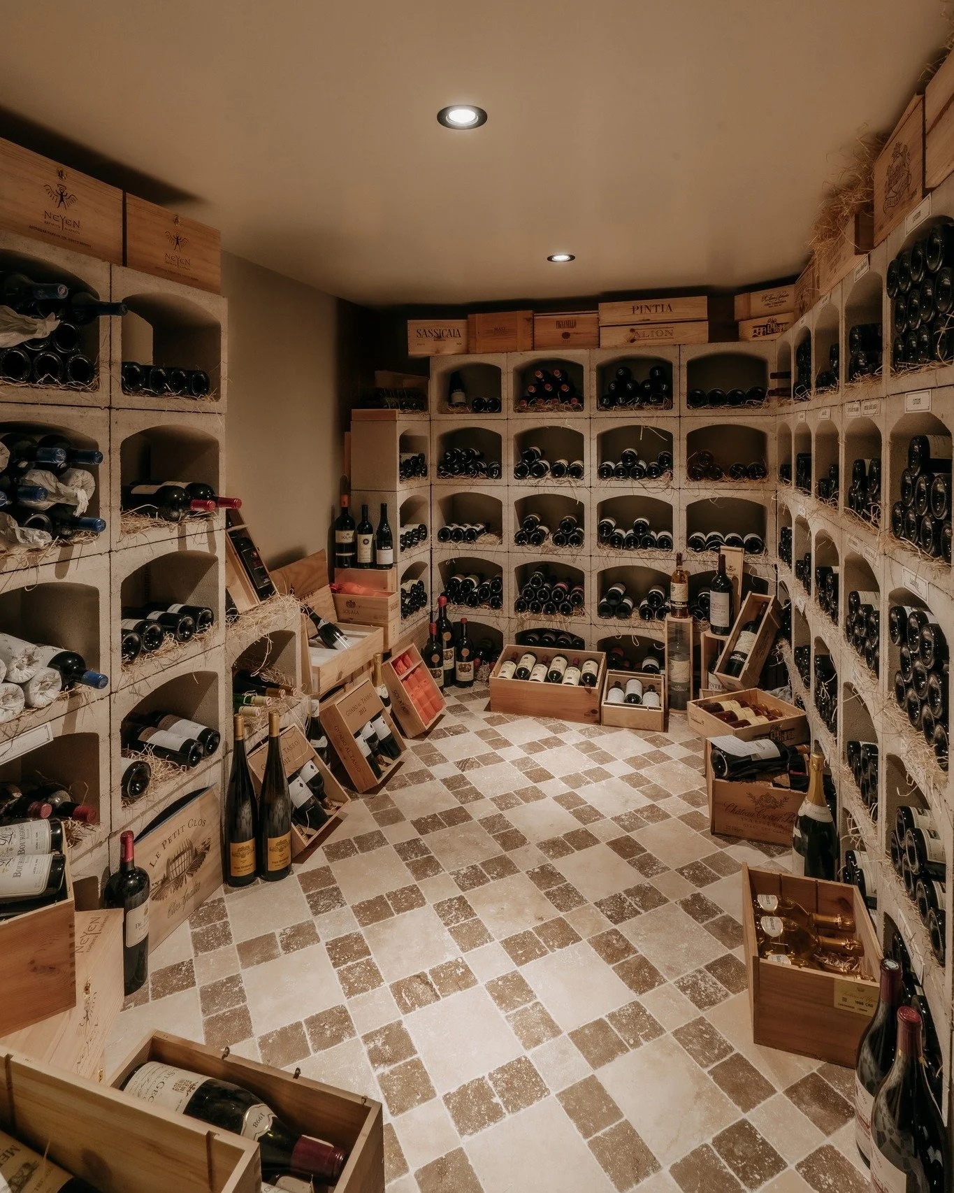 Curious about our wine cellar? You&rsquo;re always welcome to take a look. 🍷