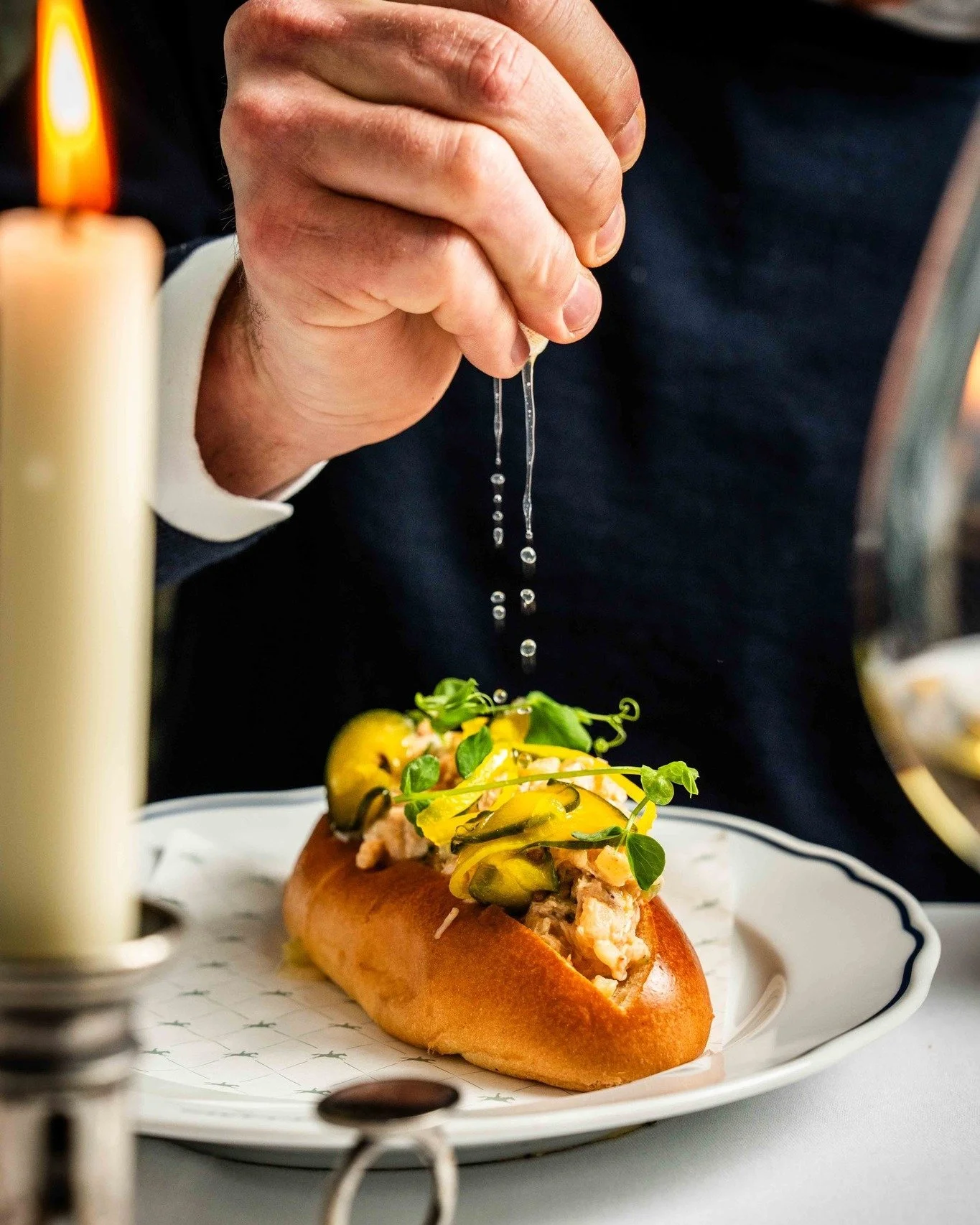 Lunch, but make it special. Our Crab Roll with crab and prawns, sweet &amp; sour cucumber, green apple and radish is a fresh favourite on the Williams lunch menu.
