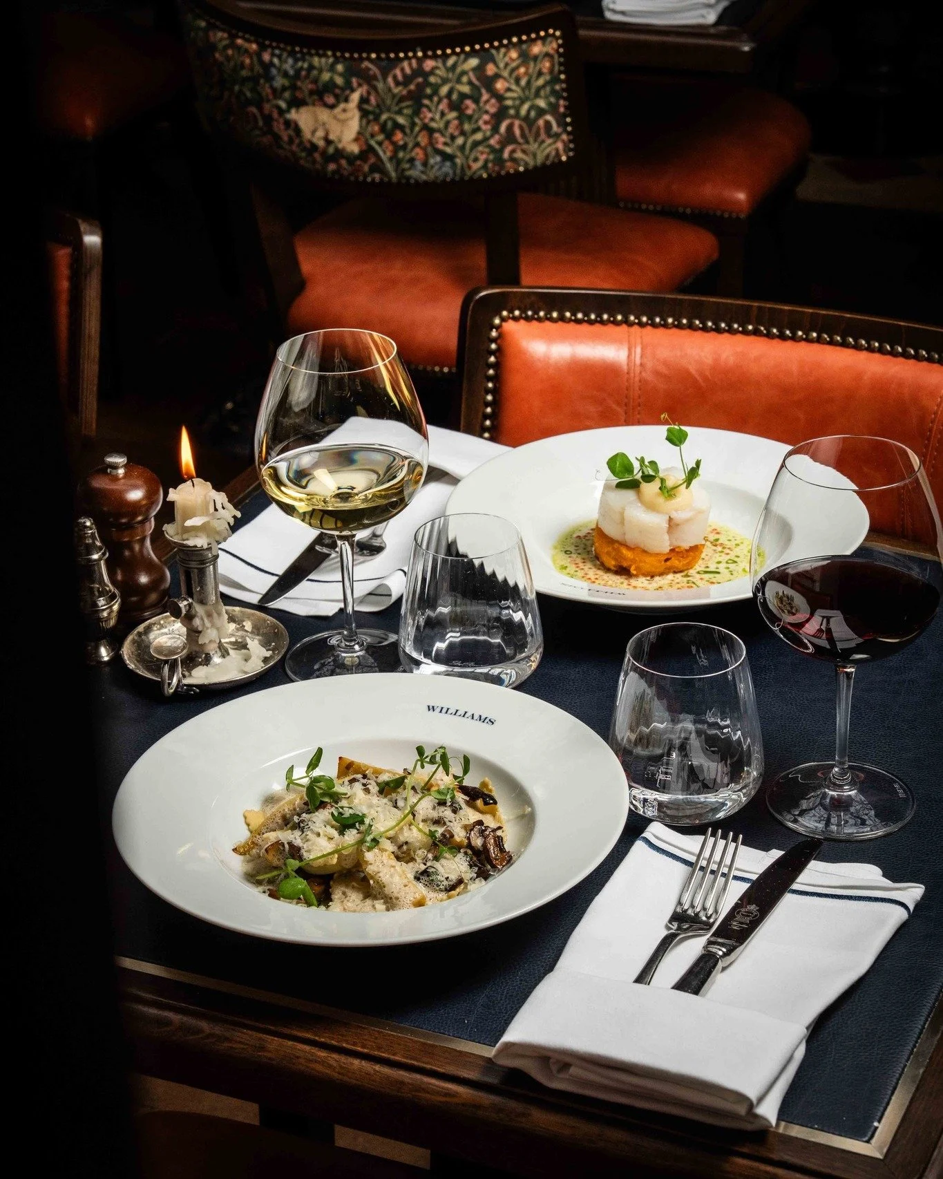 An evening at Williams is all about sitting back and enjoying farmhouse classics, thoughtfully prepared and served with care. Just as a good dinner should be.
