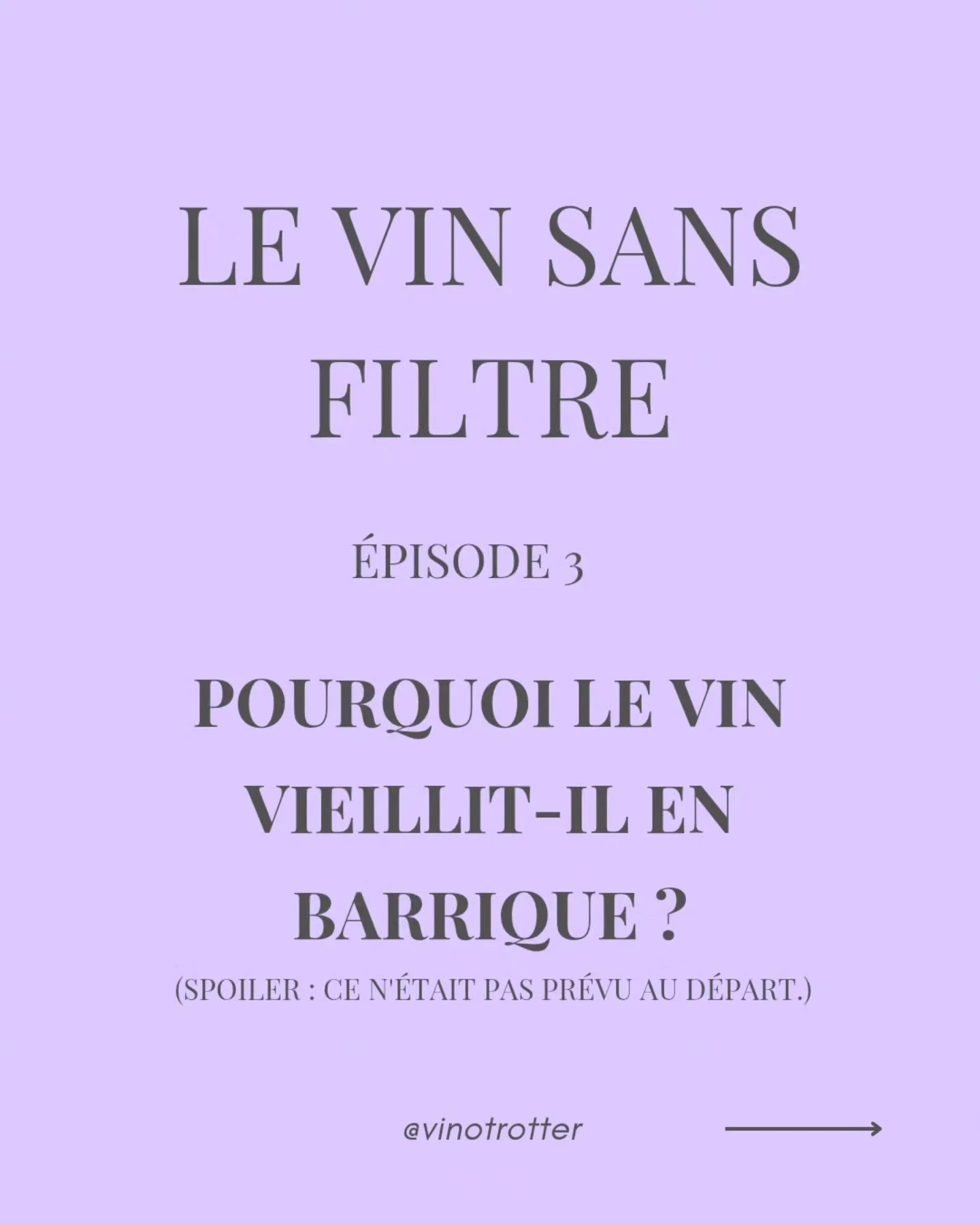&Agrave; la base, on mettait le vin en f&ucirc;t parce que c'&eacute;tait pratique. Plus solide qu'une amphore, plus l&eacute;ger sur les routes. 

Puis on remarqu&eacute; que le vin changeait... et qu'on aimait &ccedil;a. 

Le bois est devenu un cho