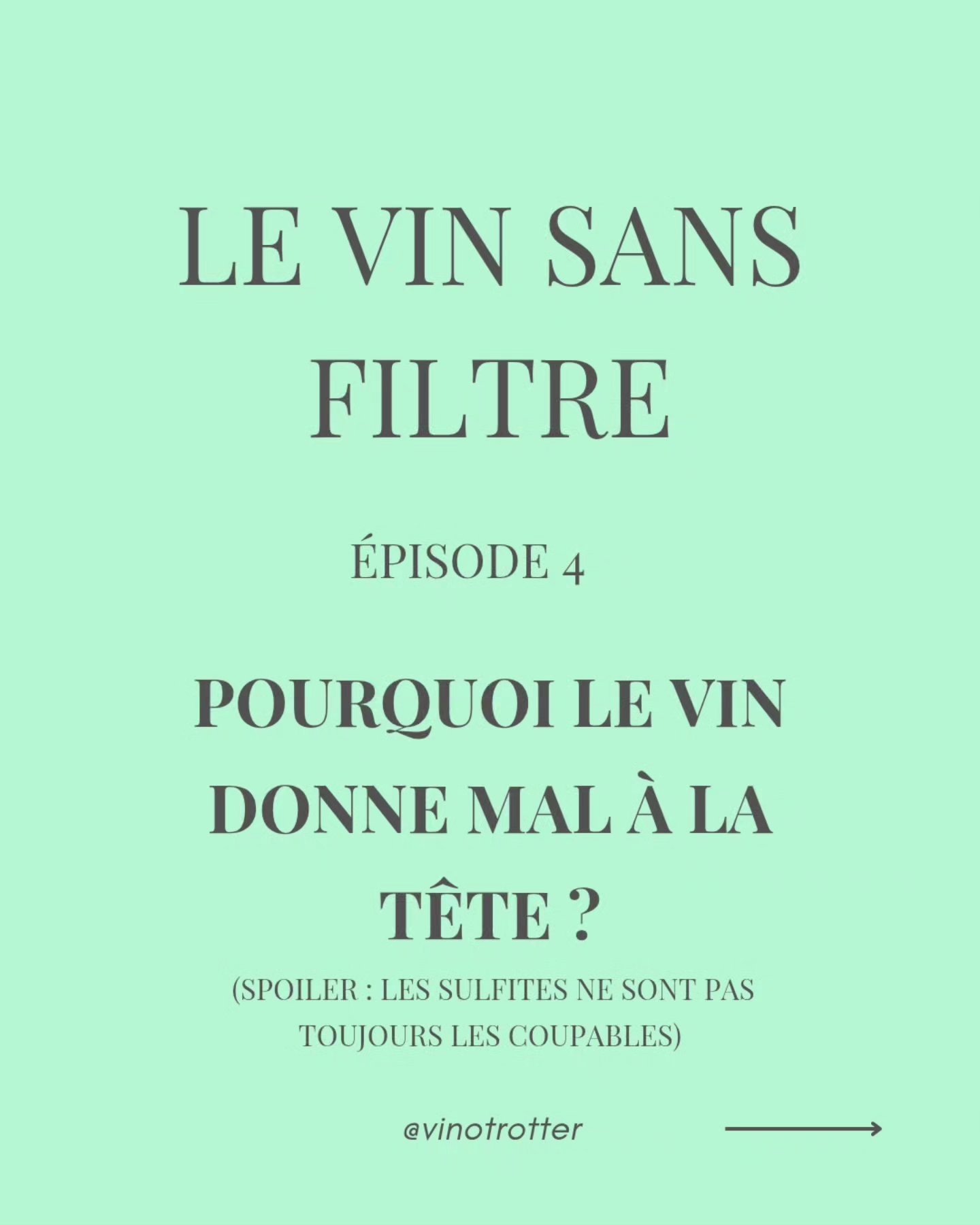 "C'est s&ucirc;rement les sulfites..." 

Mais est-ce vraiment le vin rouge qui te donne mal &agrave; la t&ecirc;te ? 

⚠️ Spoiler : le lien entre vin et migraine est plus complexe qu'on croit.
⚠️ Entre alcool, histamines, hydratation, quali