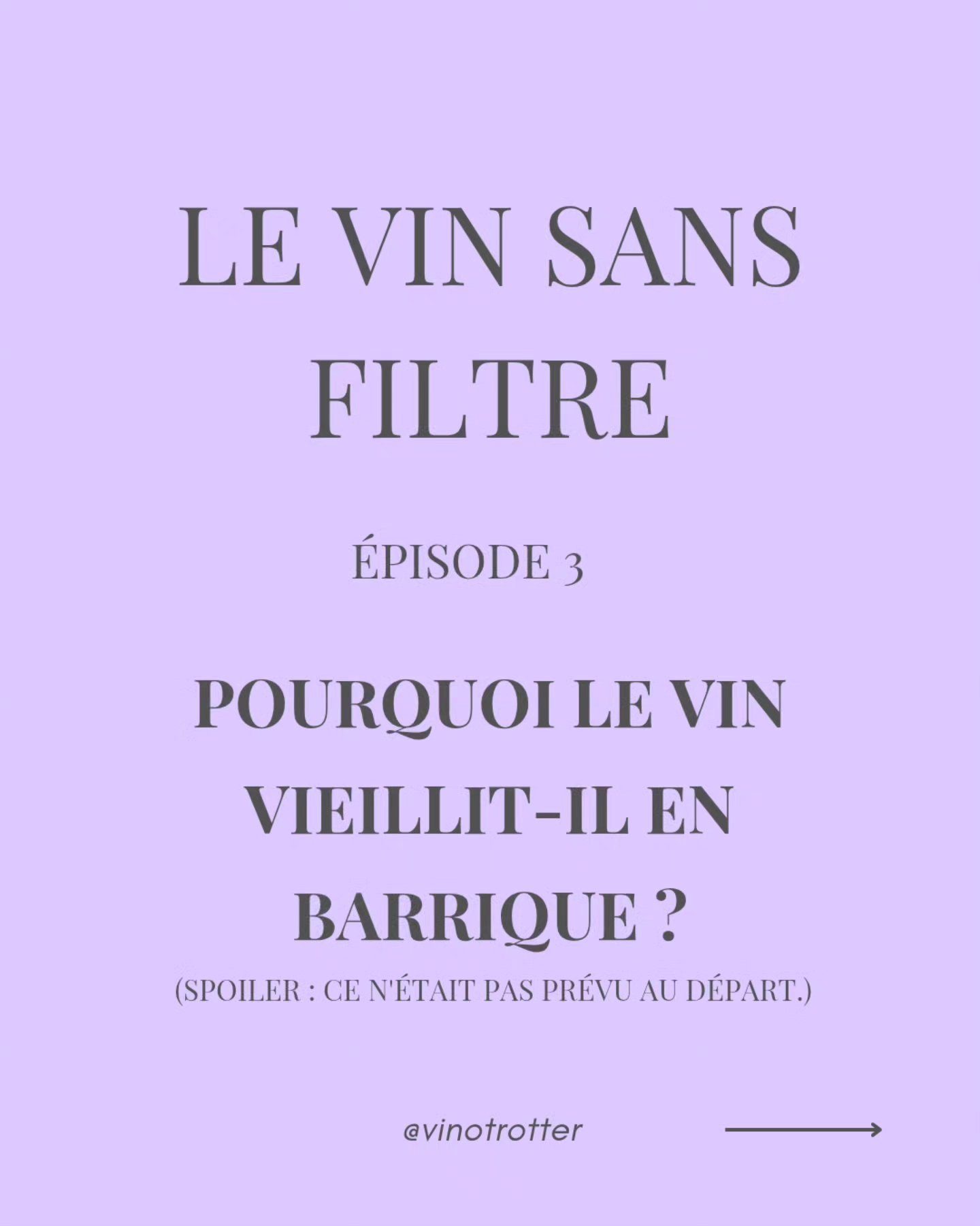 &Agrave; la base, on mettait le vin en f&ucirc;t parce que c'&eacute;tait pratique. Plus solide qu'une amphore, plus l&eacute;ger sur les routes. 

Puis on remarqu&eacute; que le vin changeait... et qu'on aimait &ccedil;a. 

Le bois est devenu un cho