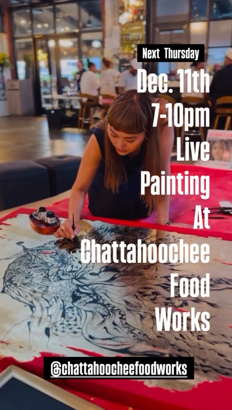 F.A.M. at Chattahoochee Food Works (Live Painting)