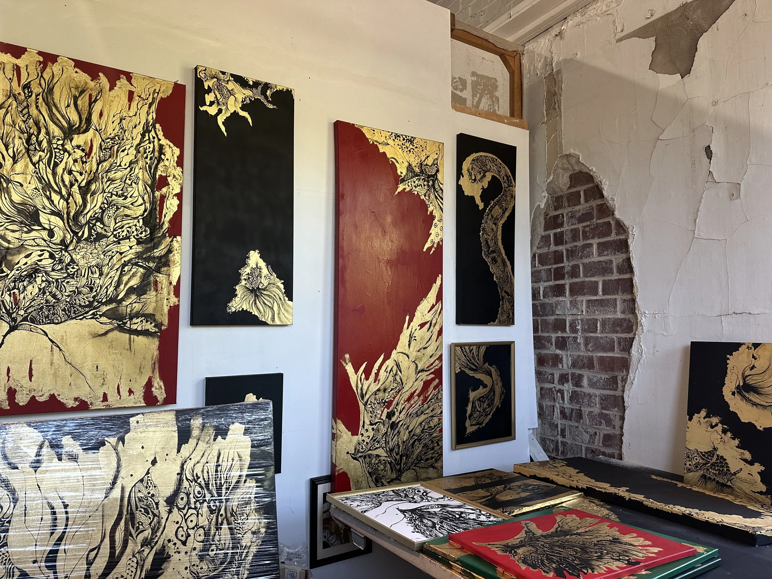 “Coffee & Art”　Kyoko Takeuchi Open studio