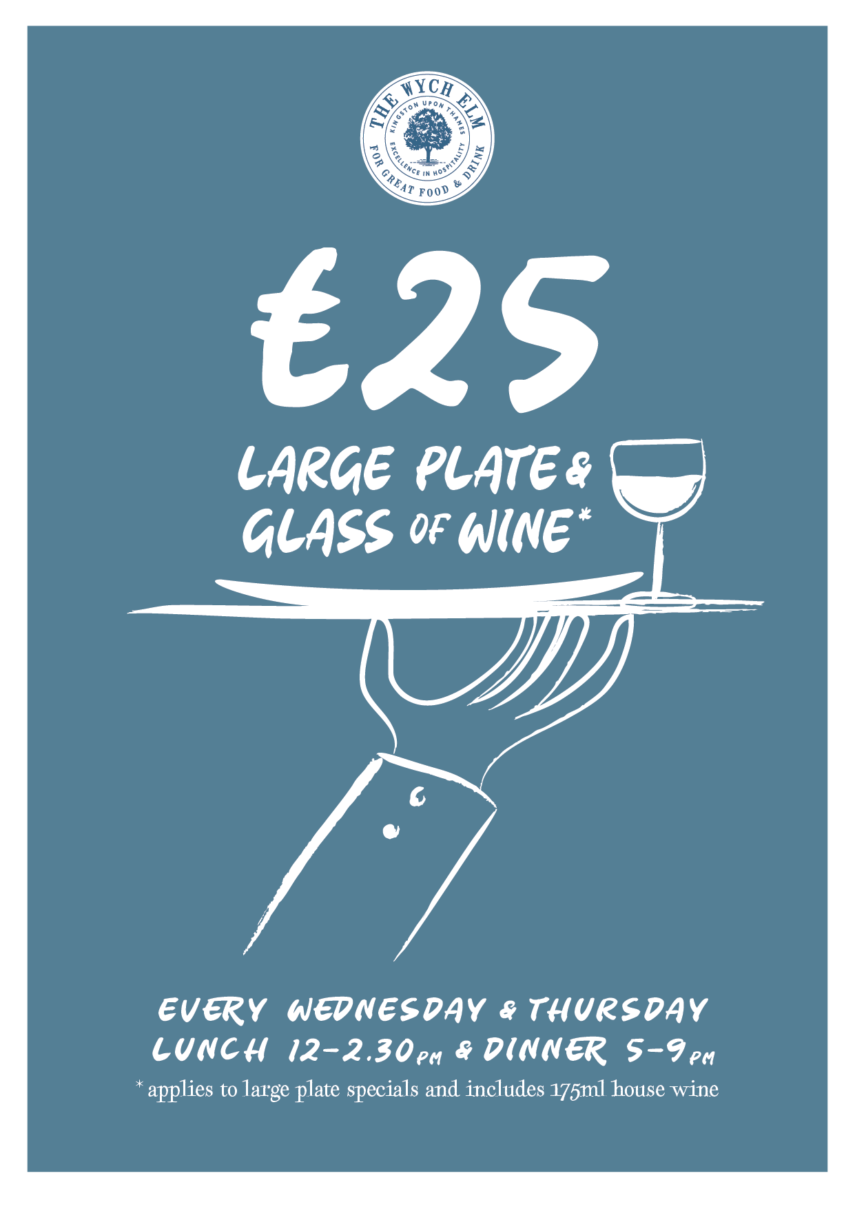 £25 food &amp; drink weekday offer