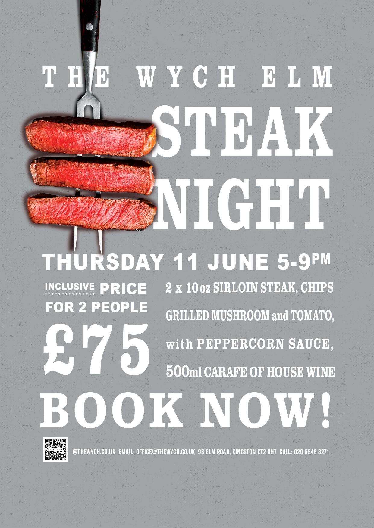 STEAK NIGHT FOR 2