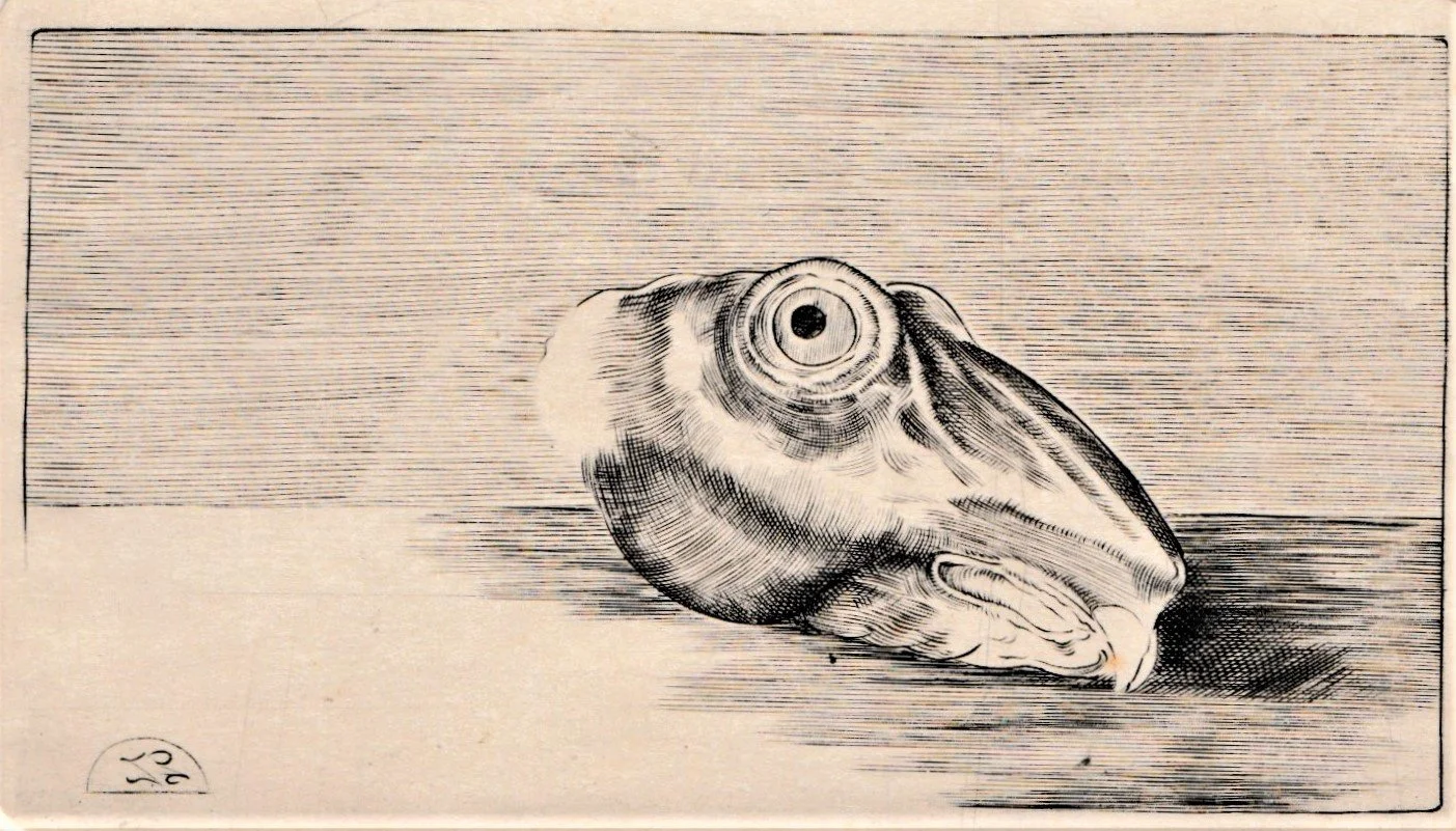 Composizione, 1994. Bulino su rame