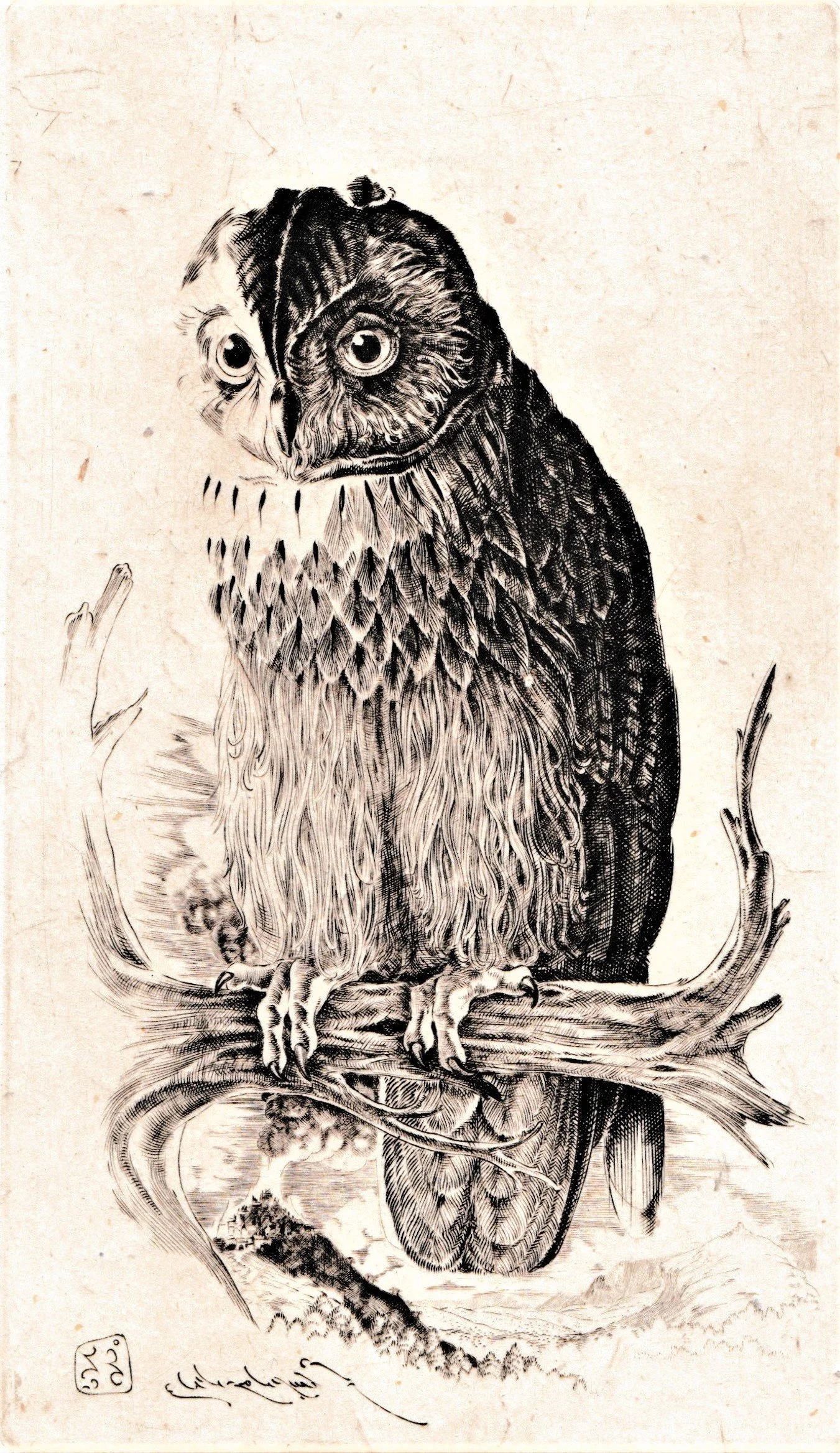 Esicasmo, 1992. Bulino su rame, mm 115x196