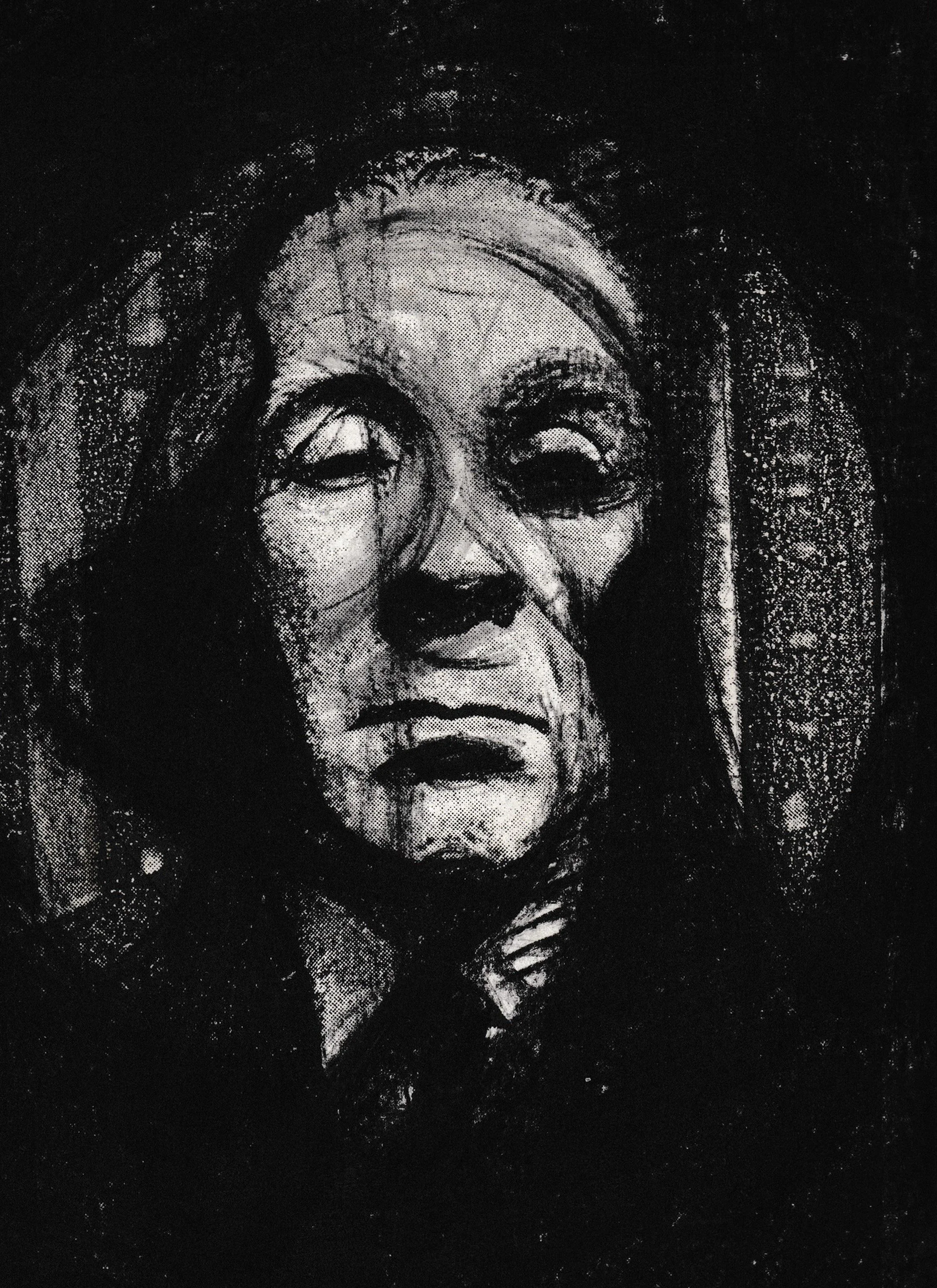 Borges-Variazione III, 1989. Fotocopia rimaneggiata, mm 190x260