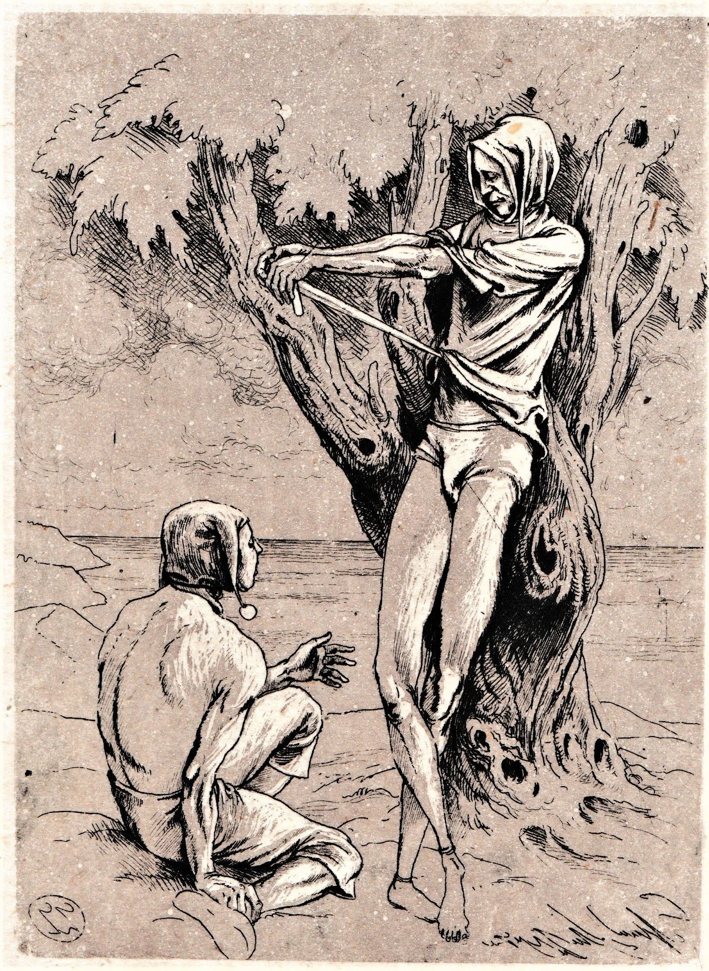 Narrenschiff - cap.42, 2019. Acquaforte-acquatinta-bulino su rame, mm 126x168